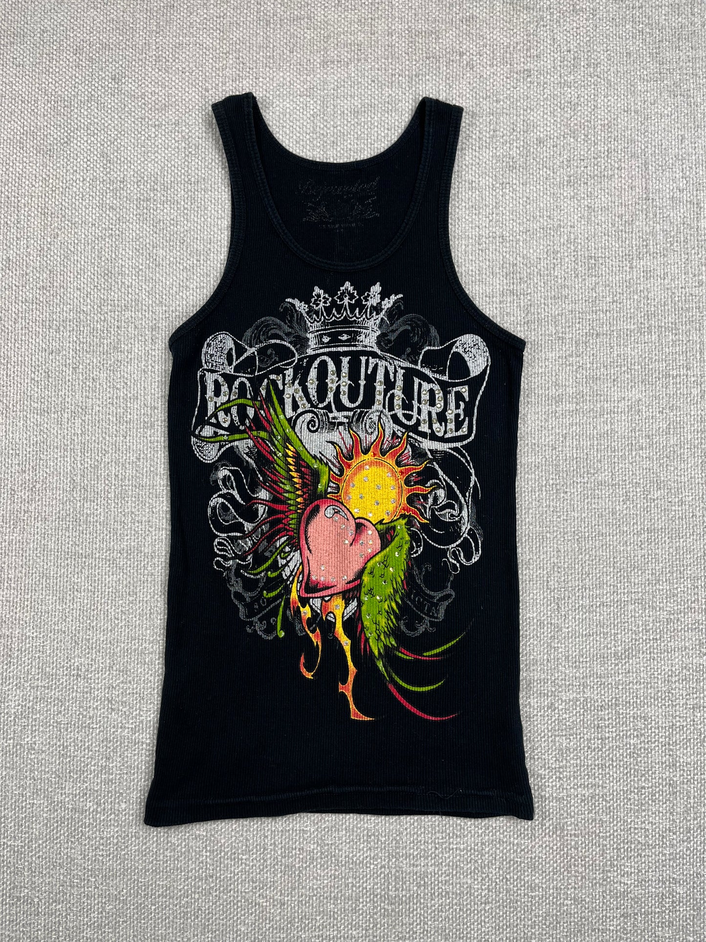 Y2K Rockouture Bejeweled Tank Top