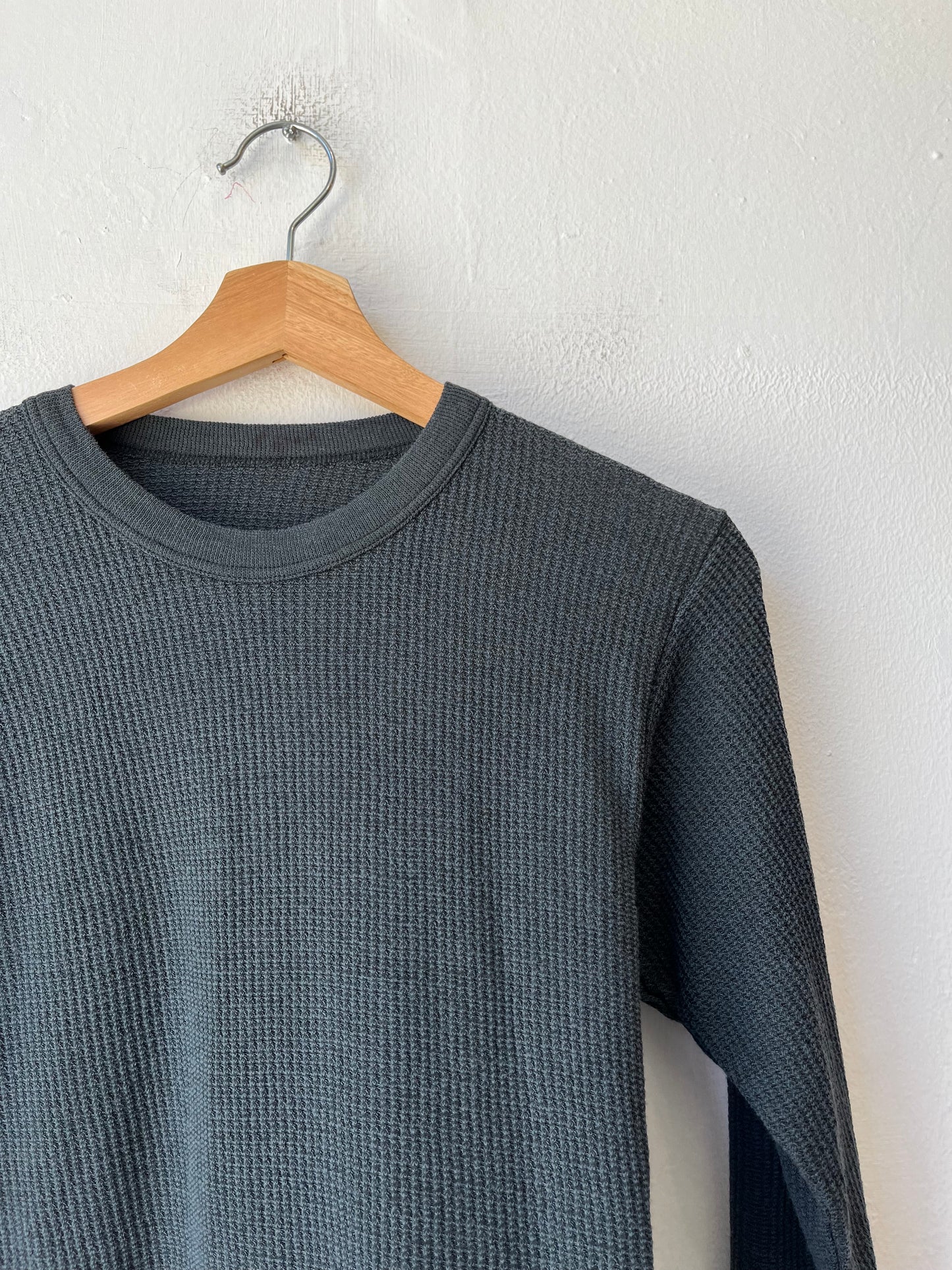 Y2K Gray Thermal Shirt