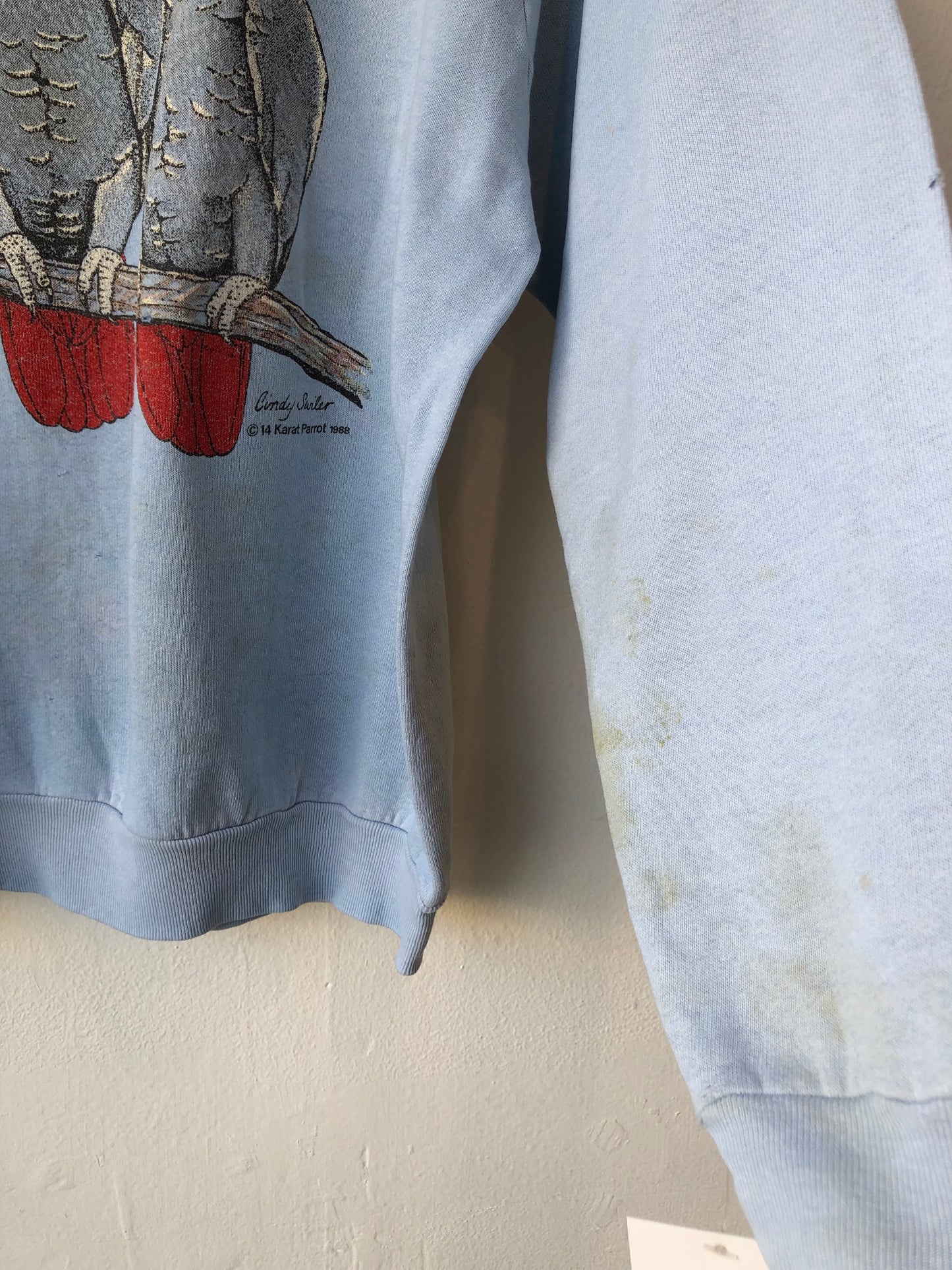 80's Twin Parrots Sweatshirt