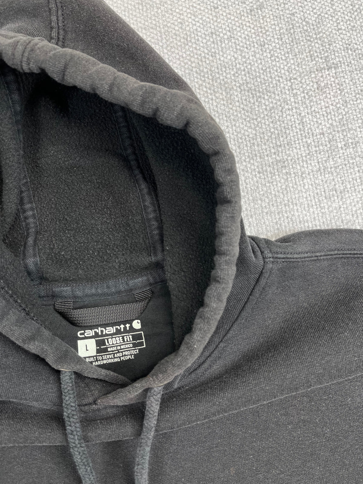 Y2K Carhartt Black Hoodie