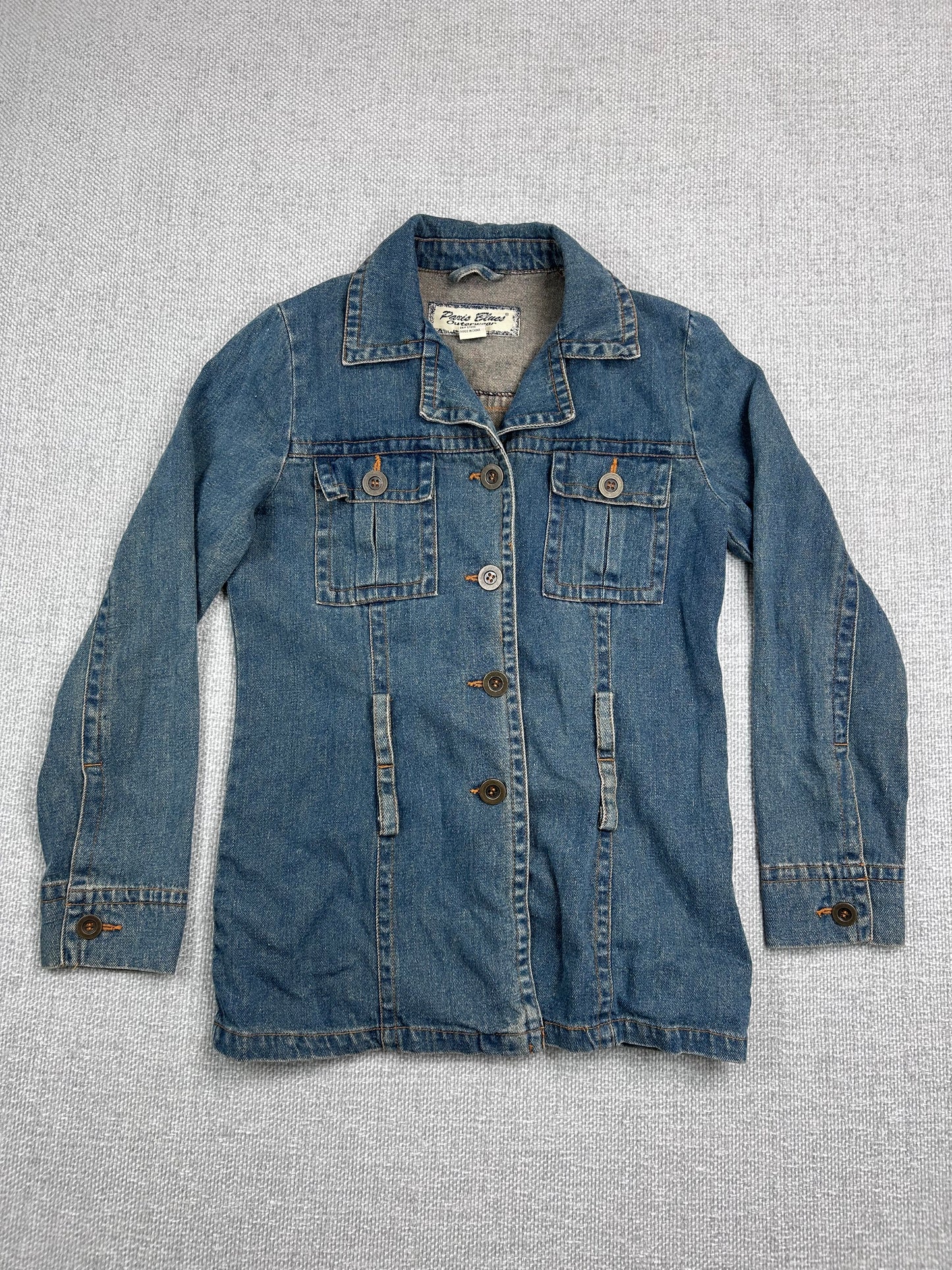 Y2K Paris Blues Denim Jacket