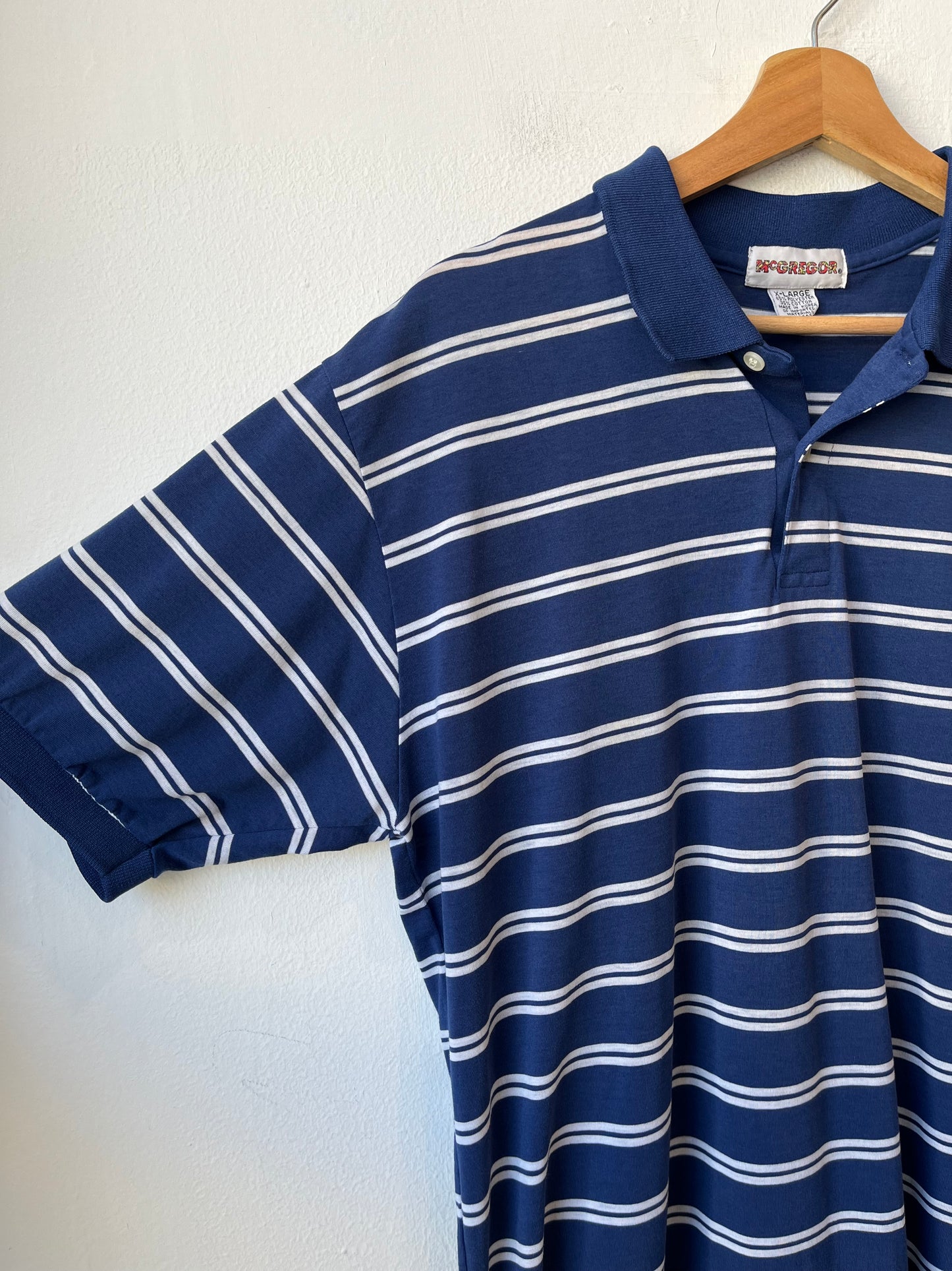 90's McGregor Striped Polo Shirt
