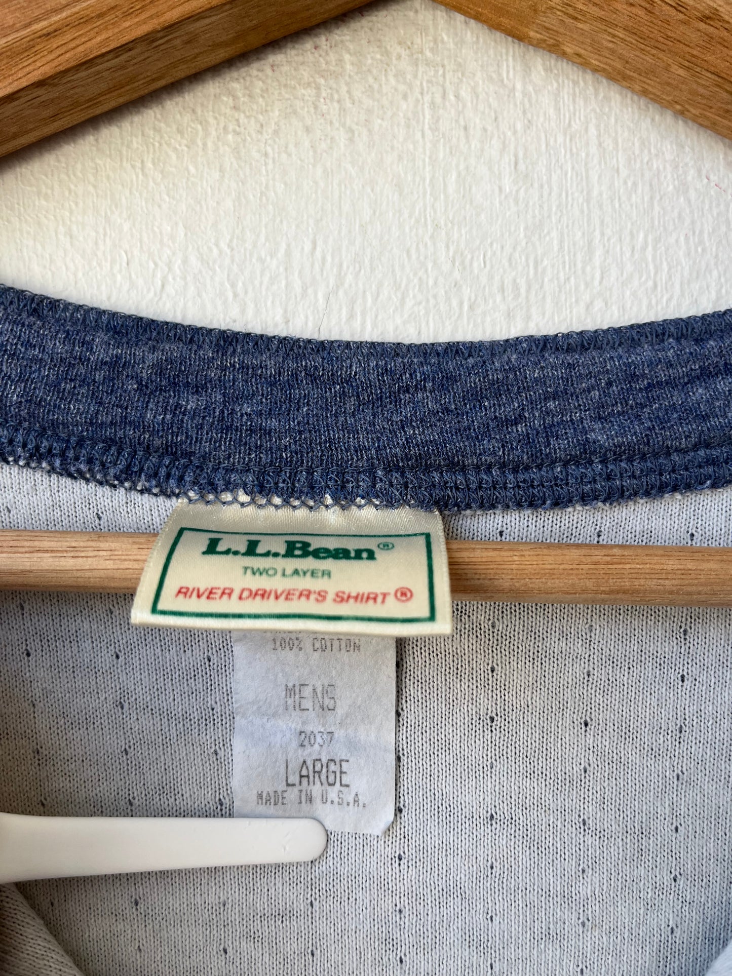 90's L.L. Bean Henley Shirt
