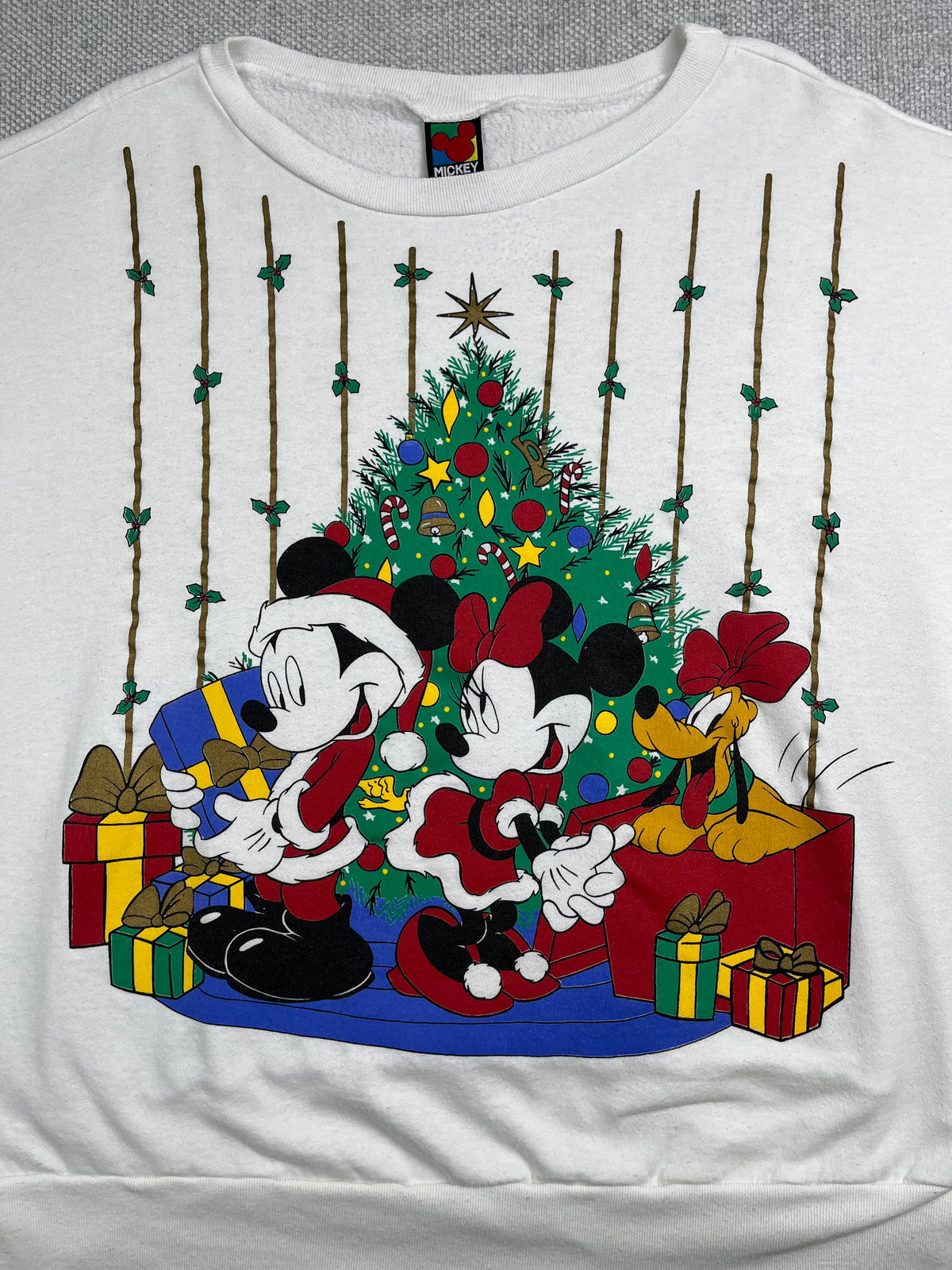 90's Holiday Mickey Sweatshirt
