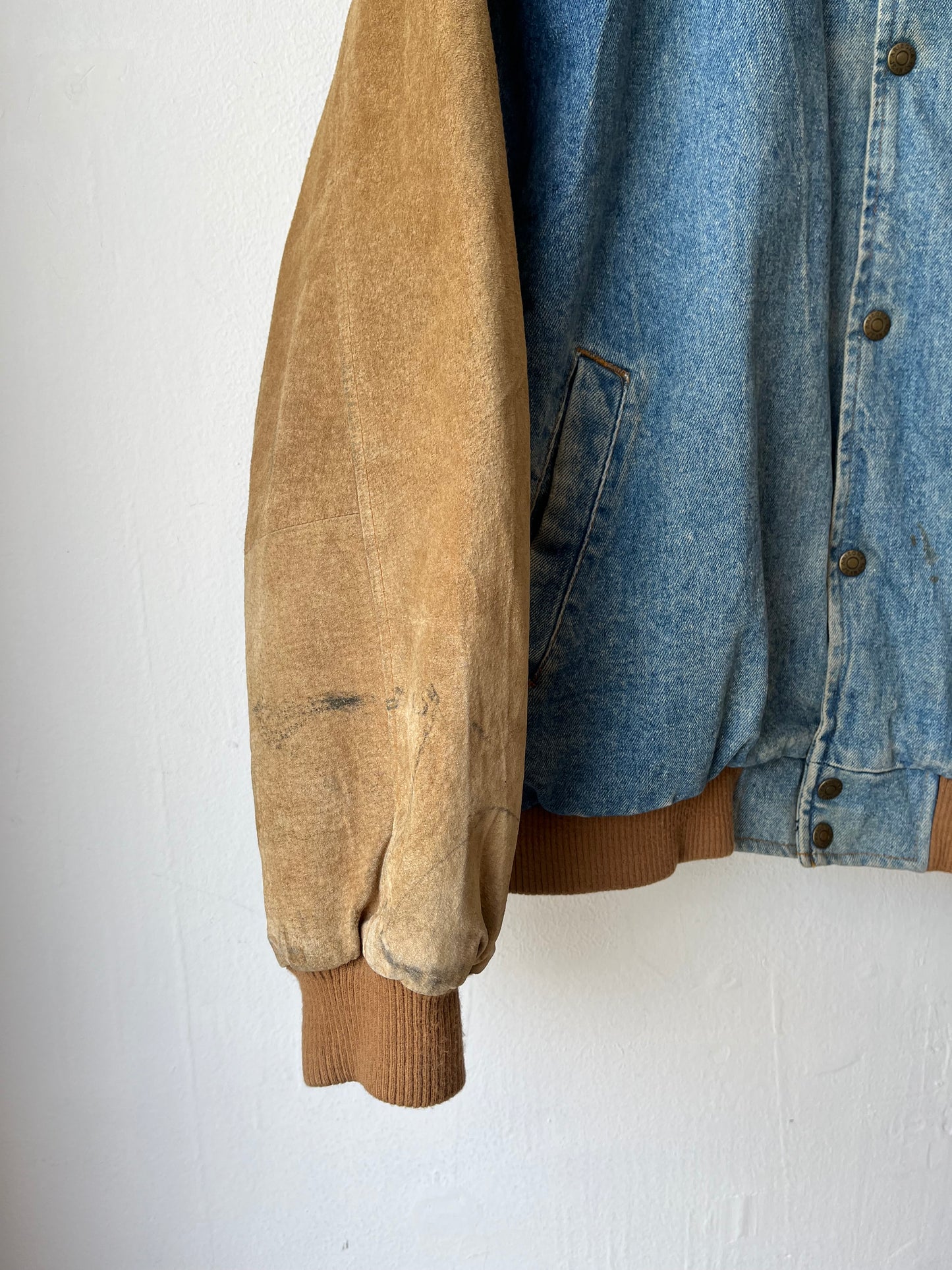 90's Arizona Suede Bomber Jacket