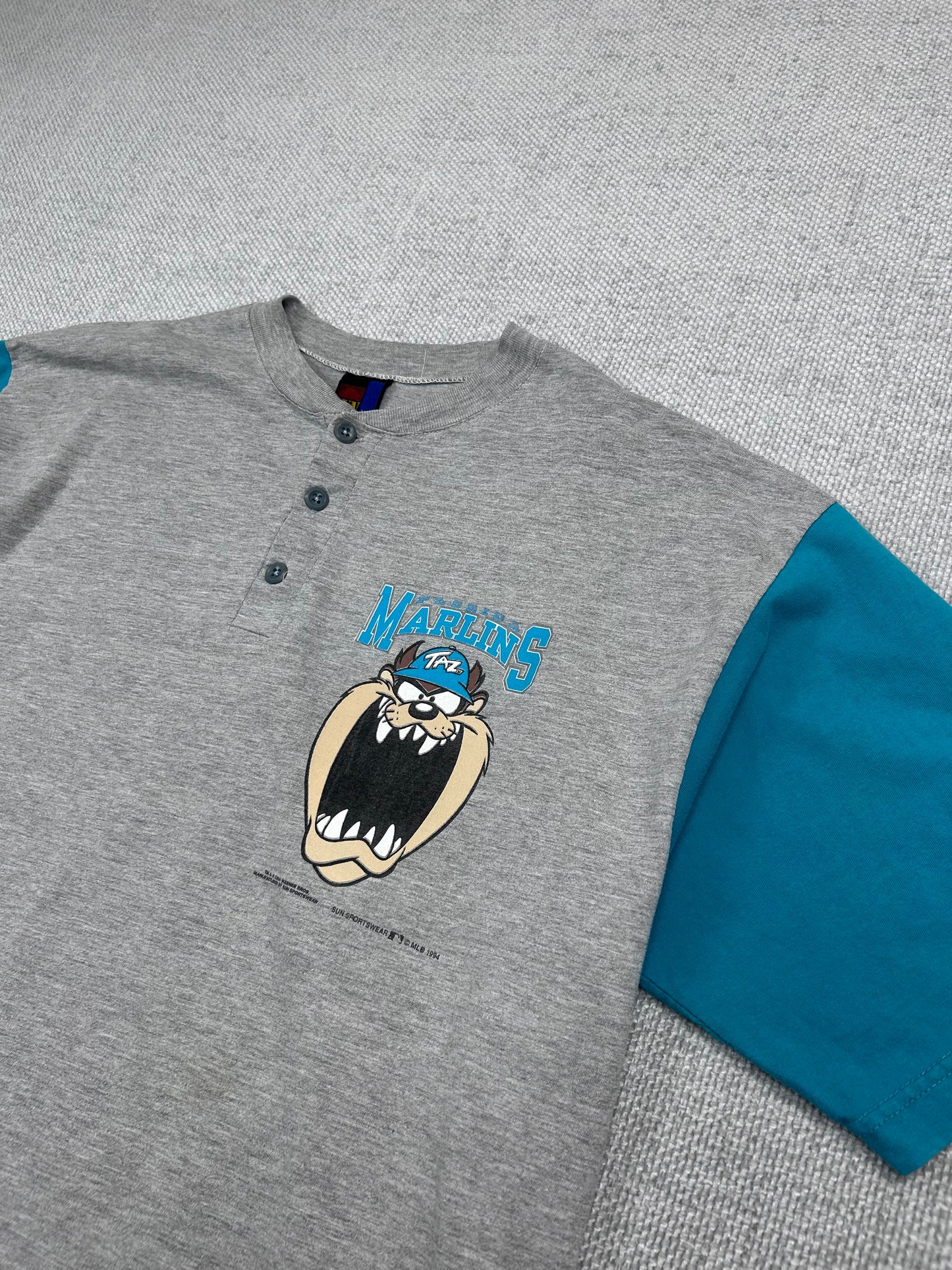 1994 Florida Marlins Taz Baseball Shirt