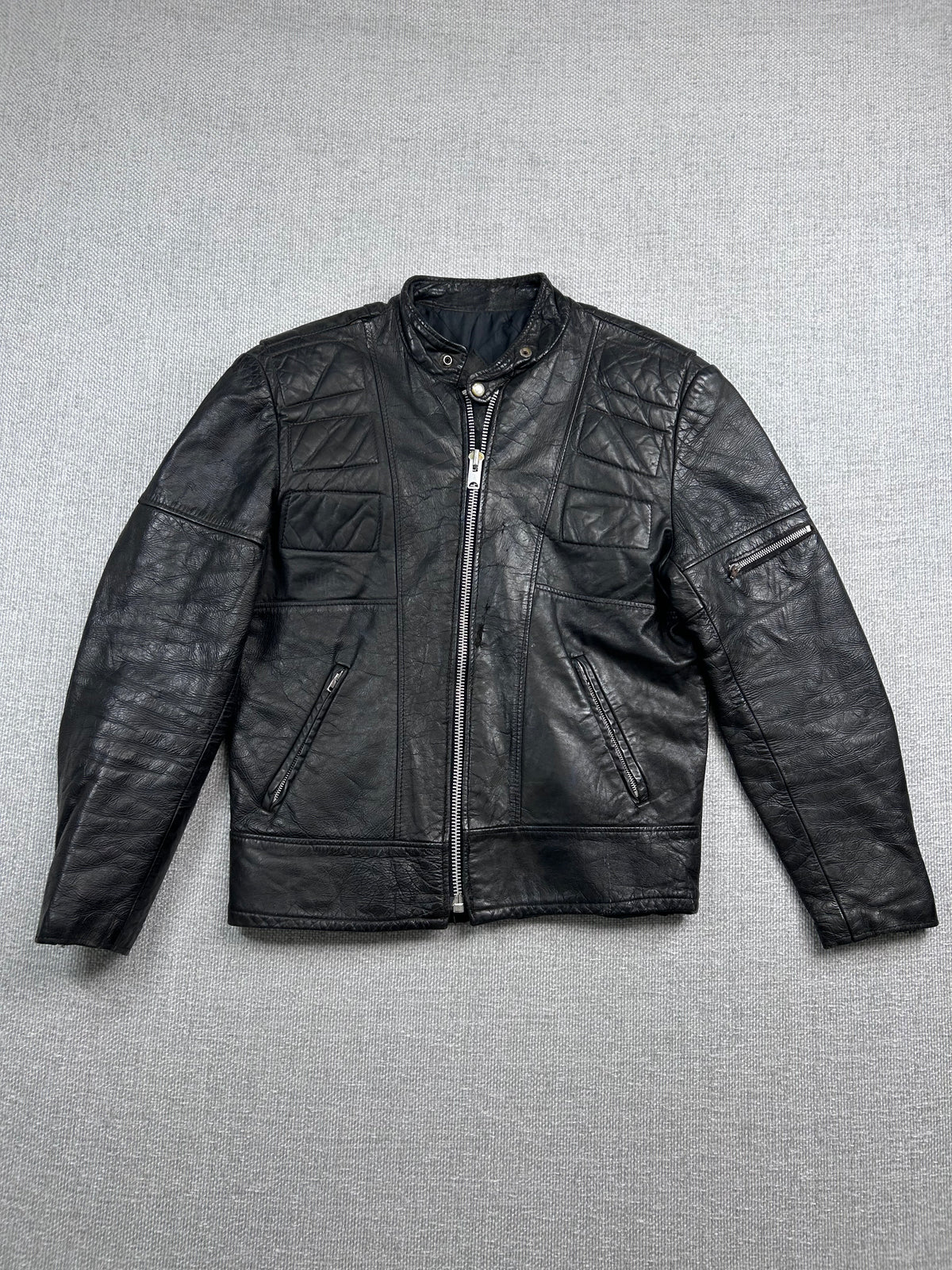 70’s Leather Motorcycle Jacket