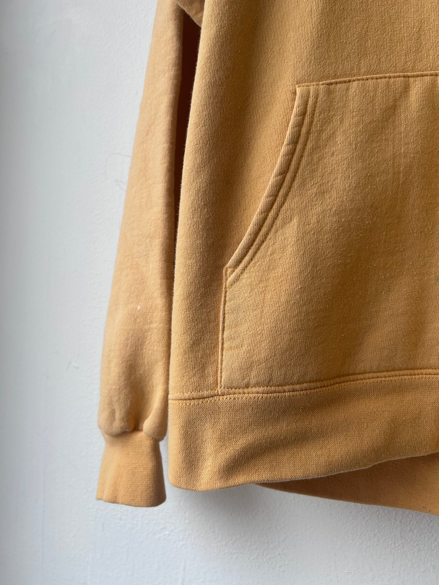 90's Pale Yellow Hoodie