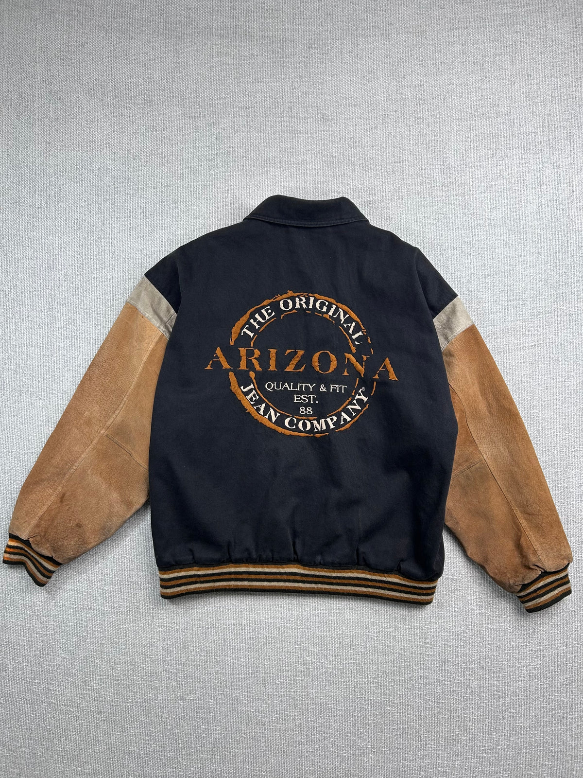 Y2K Arizona Suede Bomber Jacket