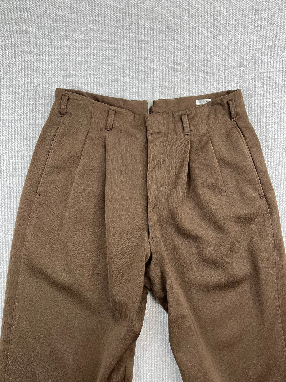 40's Gabardine Repaired Trousers 29"