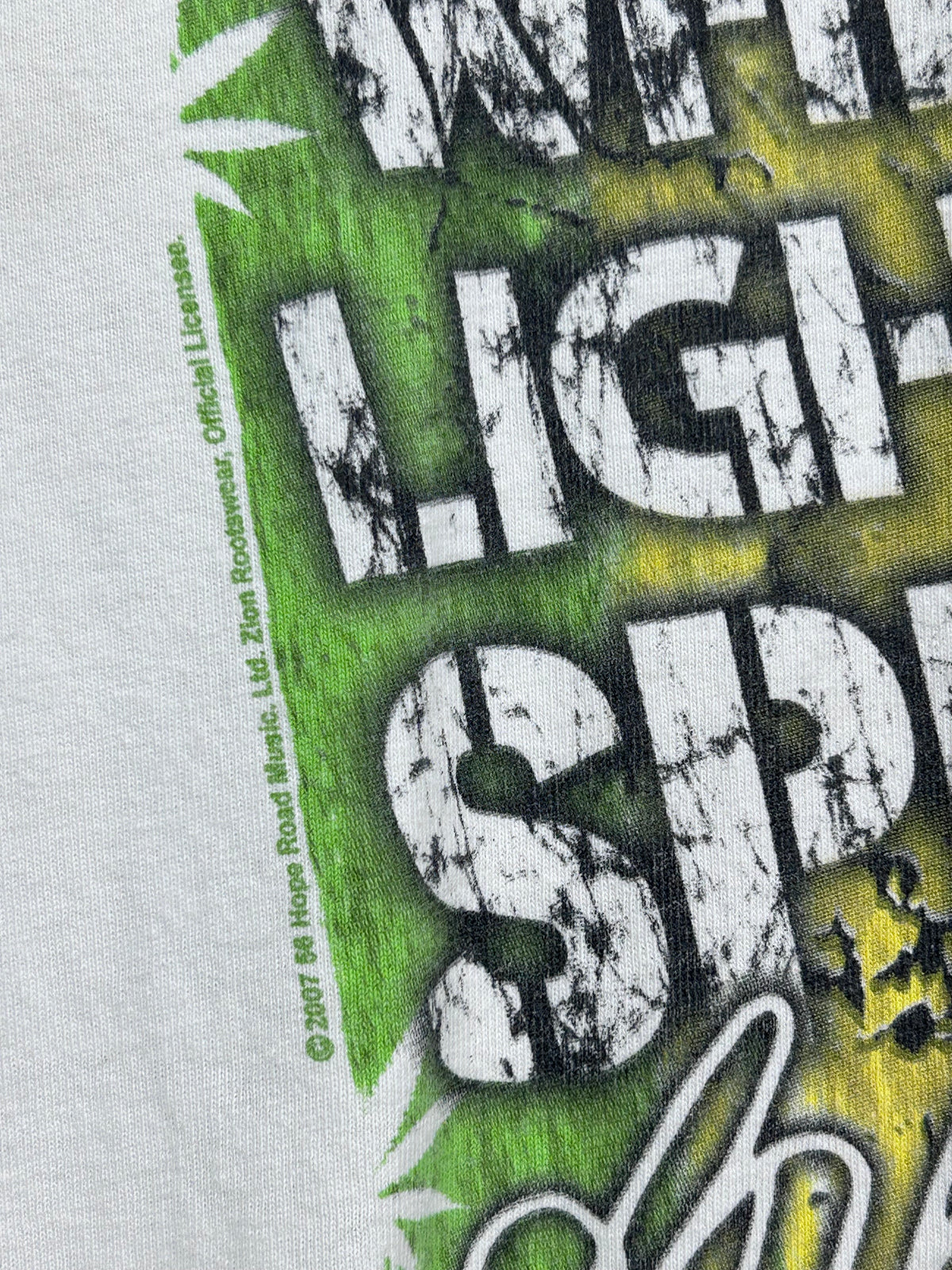2007 Bob Marley Spliff T-Shirt