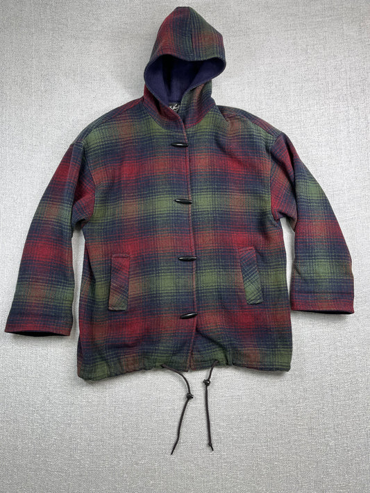 Y2K Wool Hooded Coat