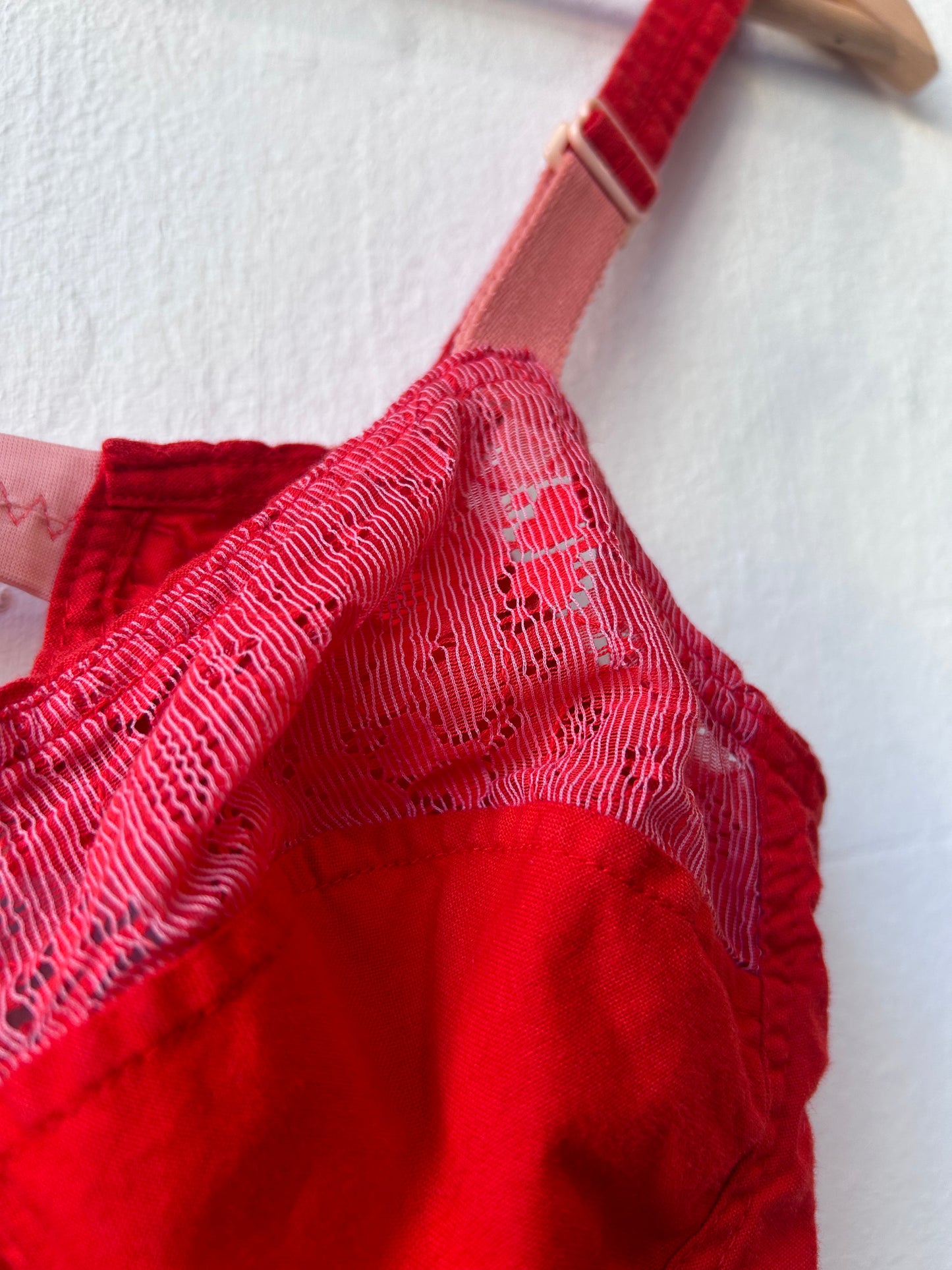 50's Red Bralette