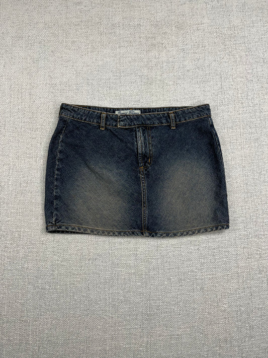 Y2K Denim Mini Skirt 31"