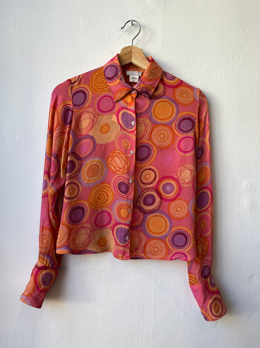 90's Silk Blouse