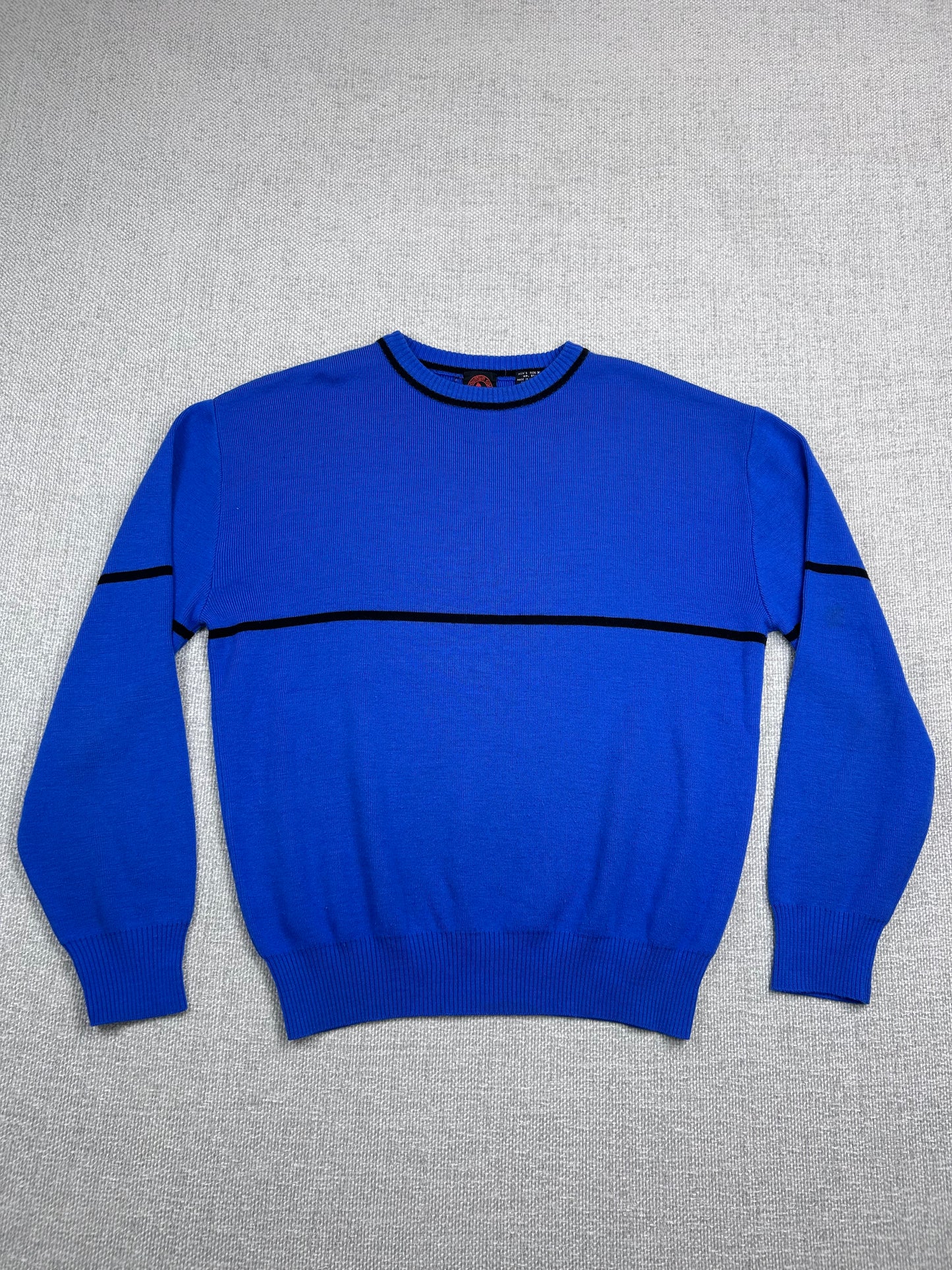 Y2K Blue Striped Sweater