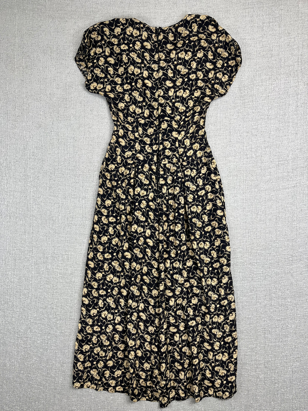 80's Floral Maxi Dress