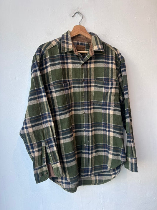 90's Green Flannel Shirt