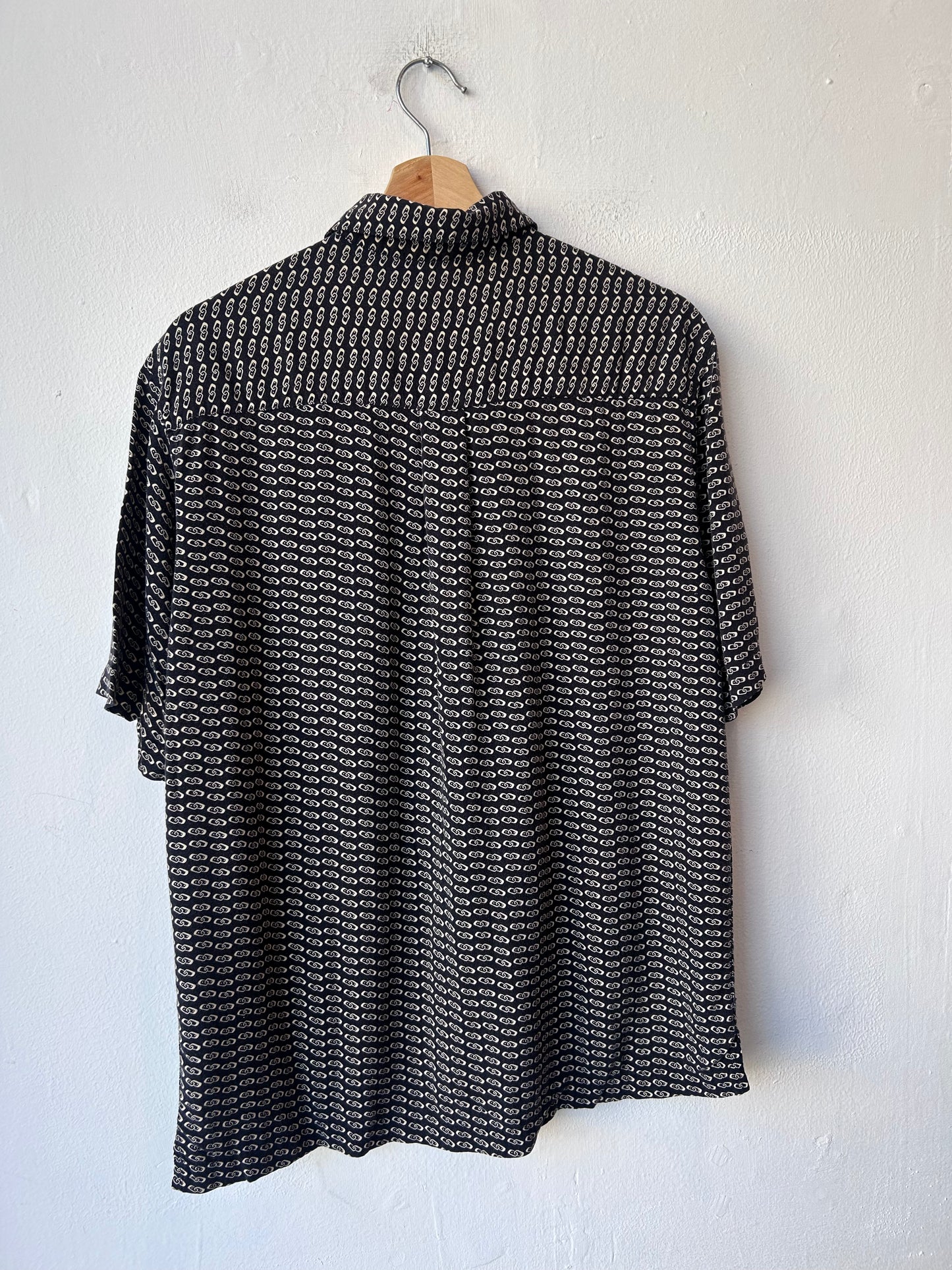 90's Perry Ellis Patterned Button Up Shirt