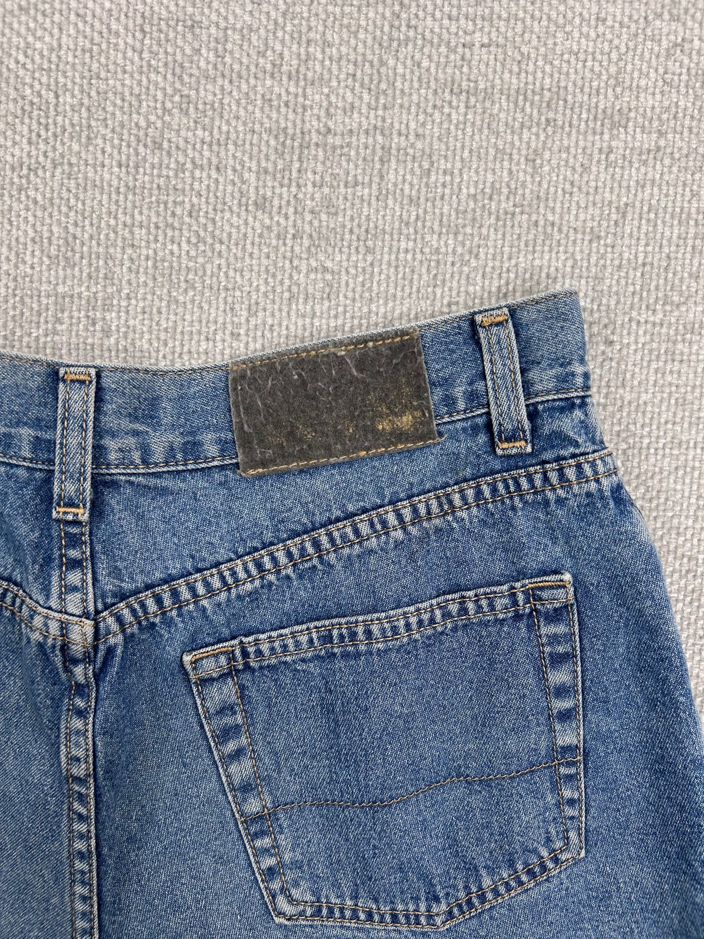 Y2K Denim Mini Shorts 28"