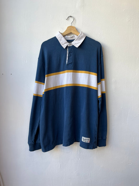 Y2K Striped Rugby