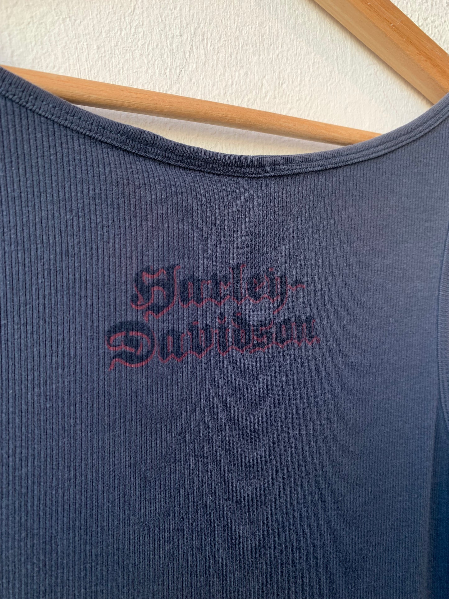 Y2K Rhinestone Harley Tank