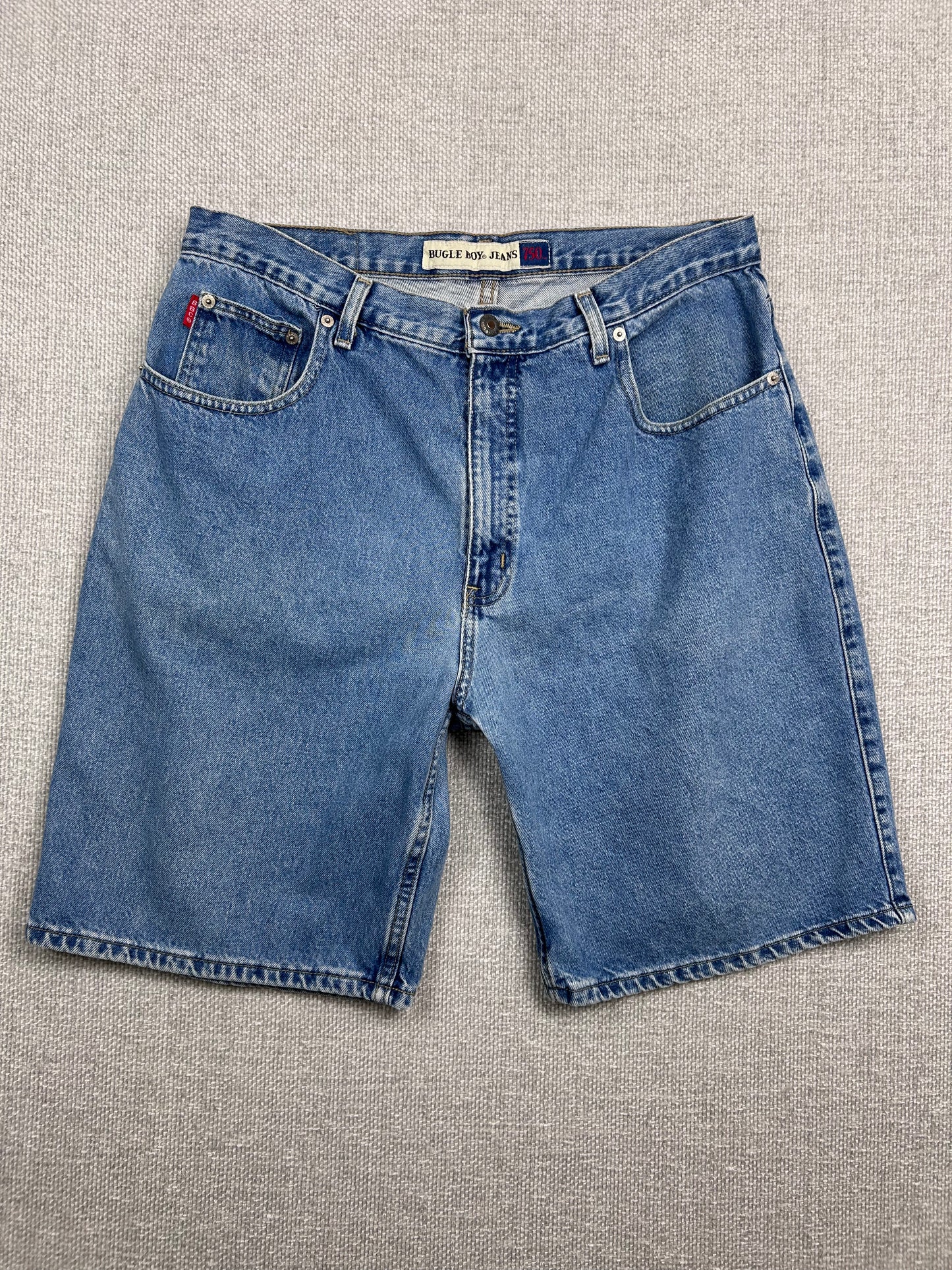 Y2K Baggy Denim Shorts 34"