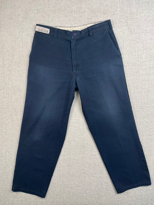 Y2K Navy Work Pants 34”