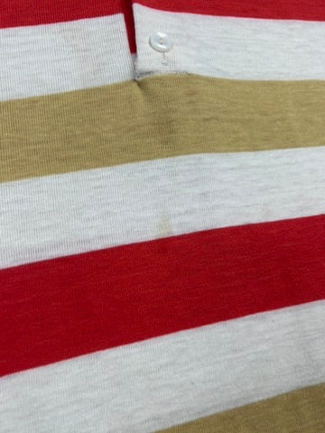70's Striped Polo Shirt