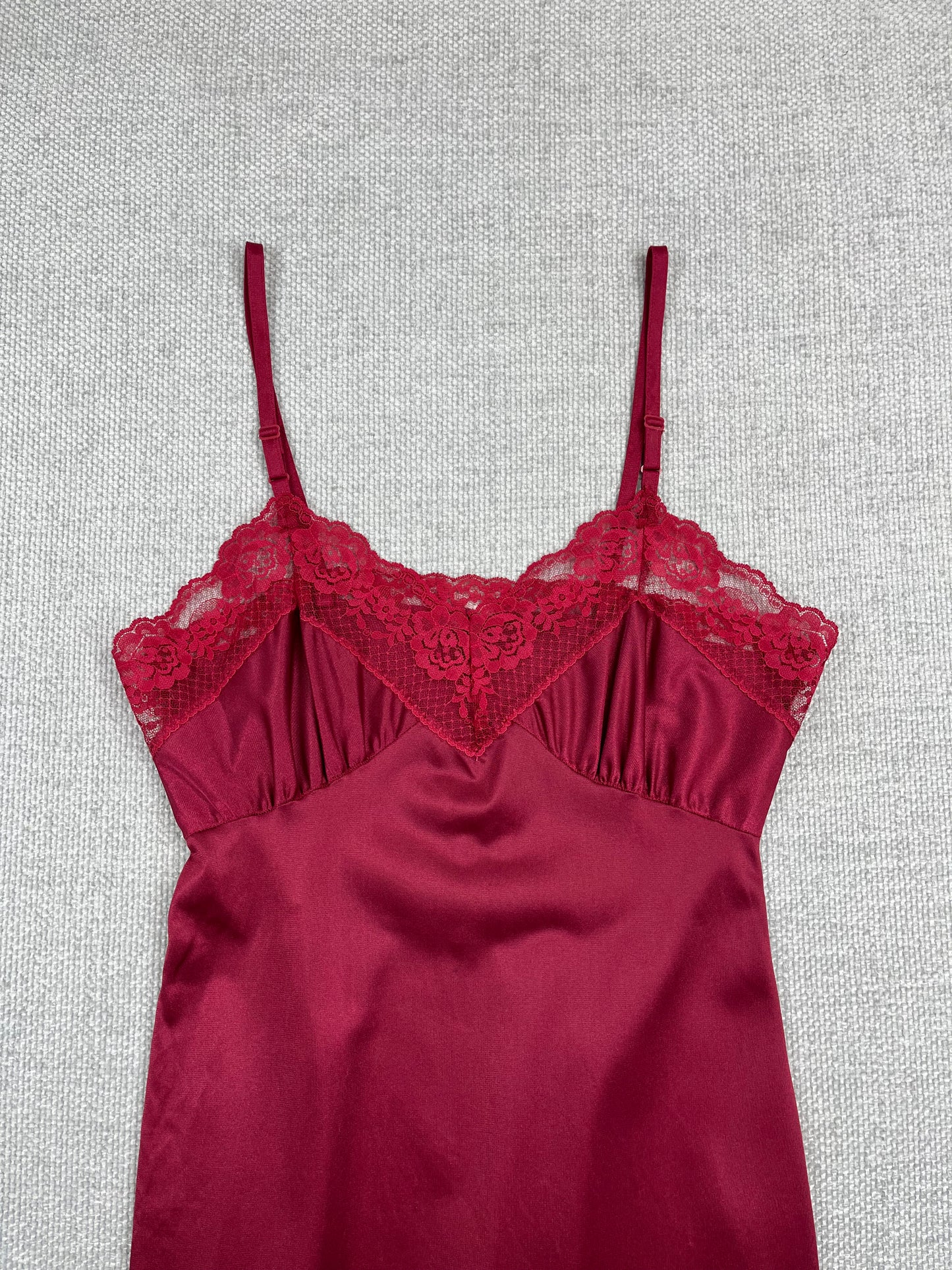 80's Maroon Slip Dress