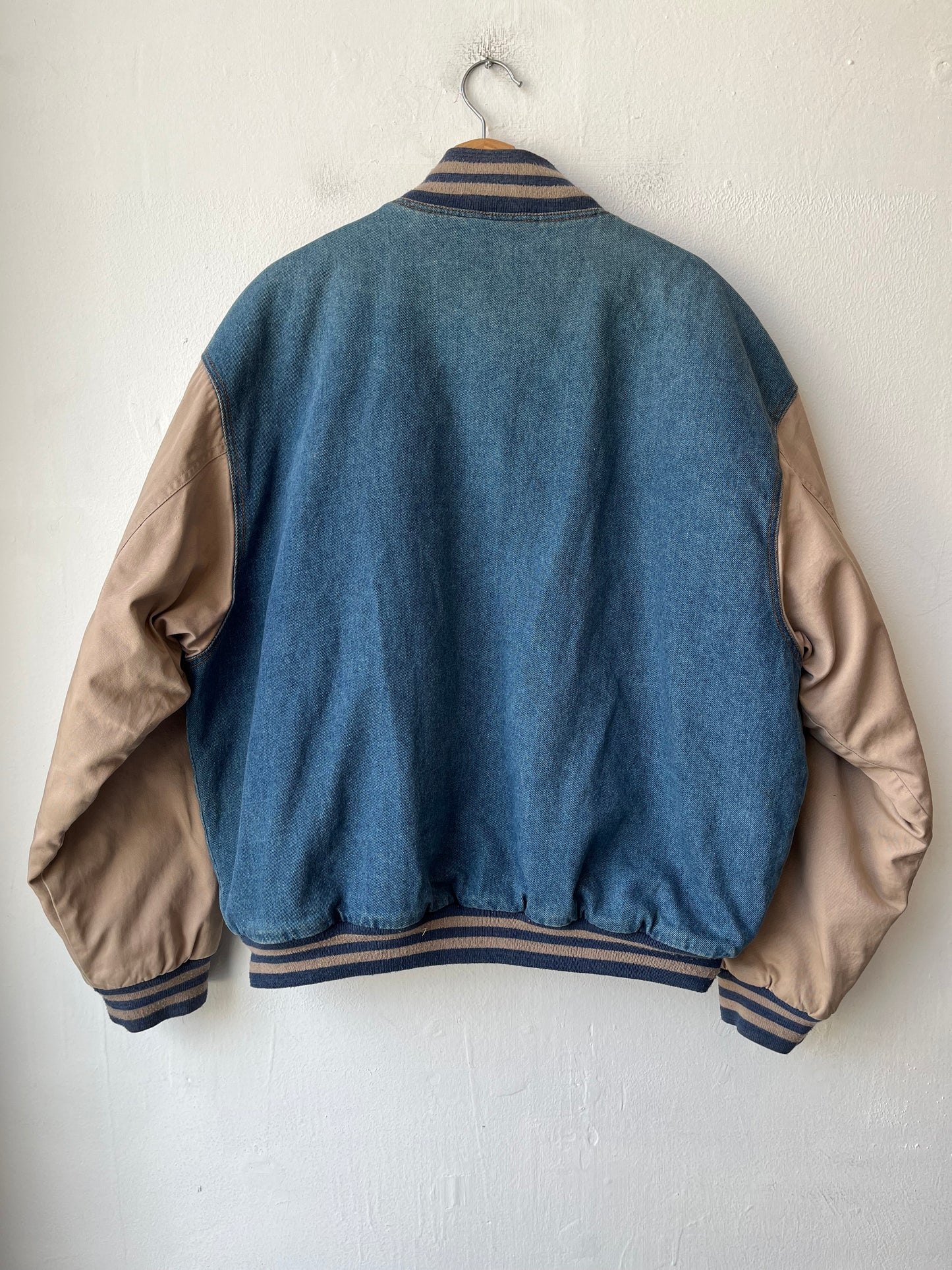 Y2K Denim Walmart Bomber Jacket