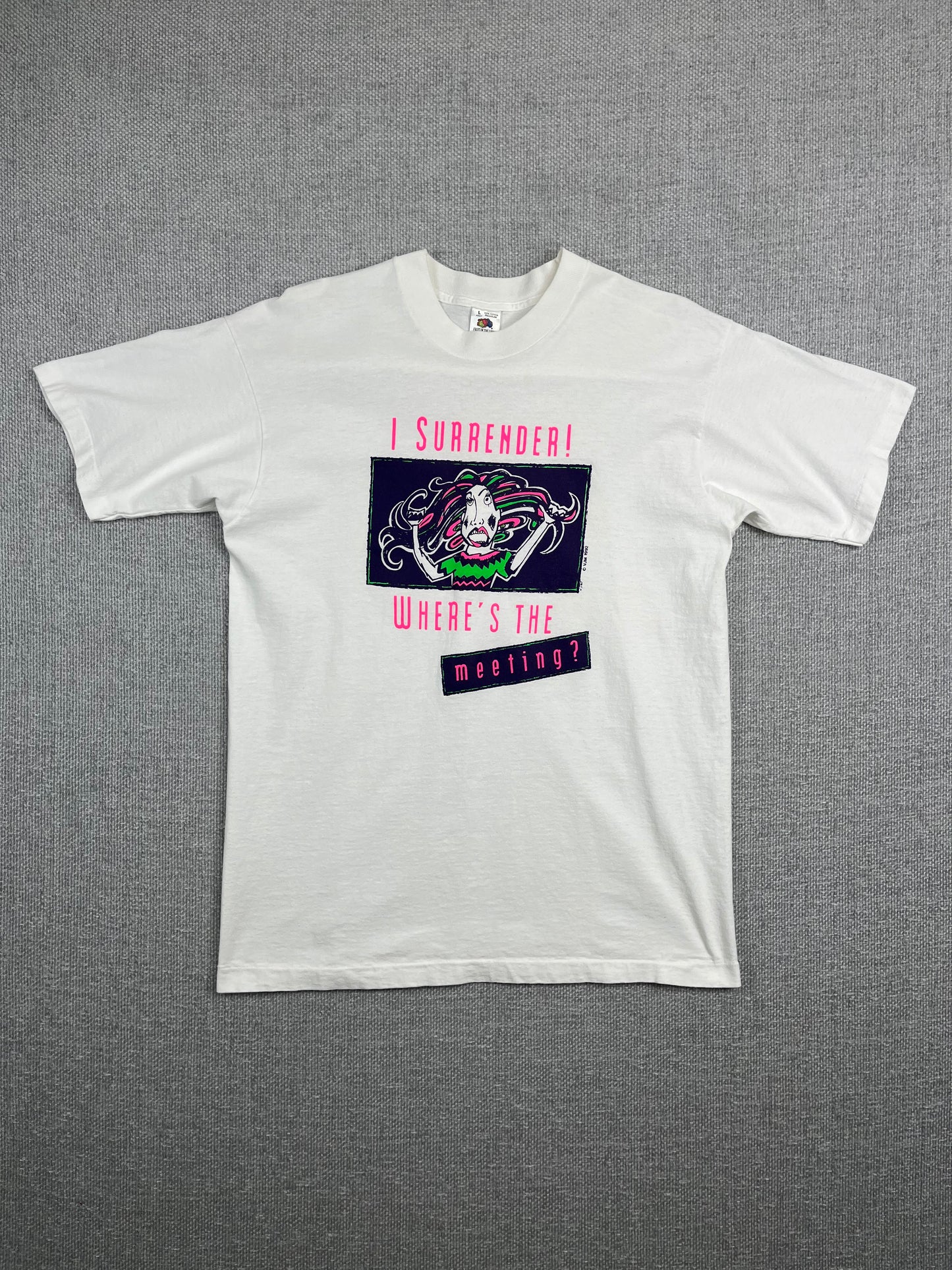1992 Where's The Meeting T-Shirt