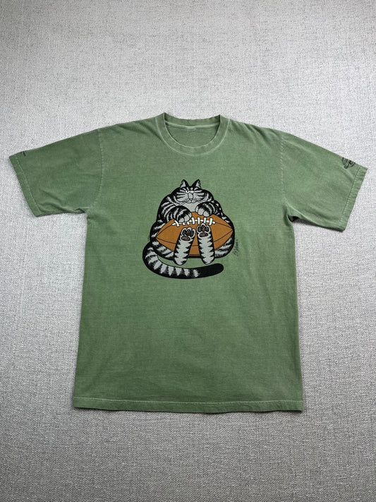 Y2K Football Cat T-Shirt