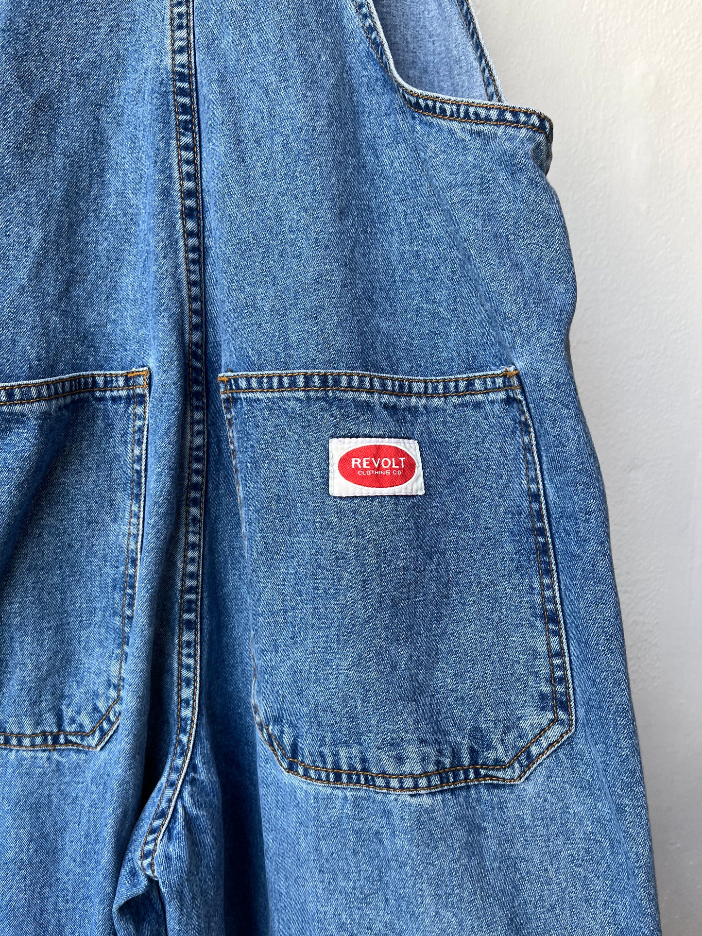90's Revolt Denim Overalls