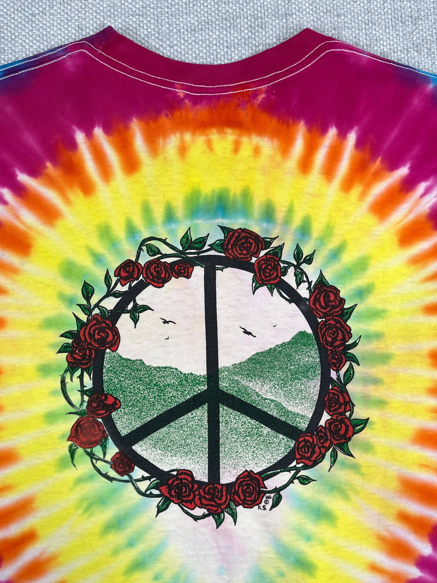 1986 Alice in Wonderland Tie Dye T-Shirt