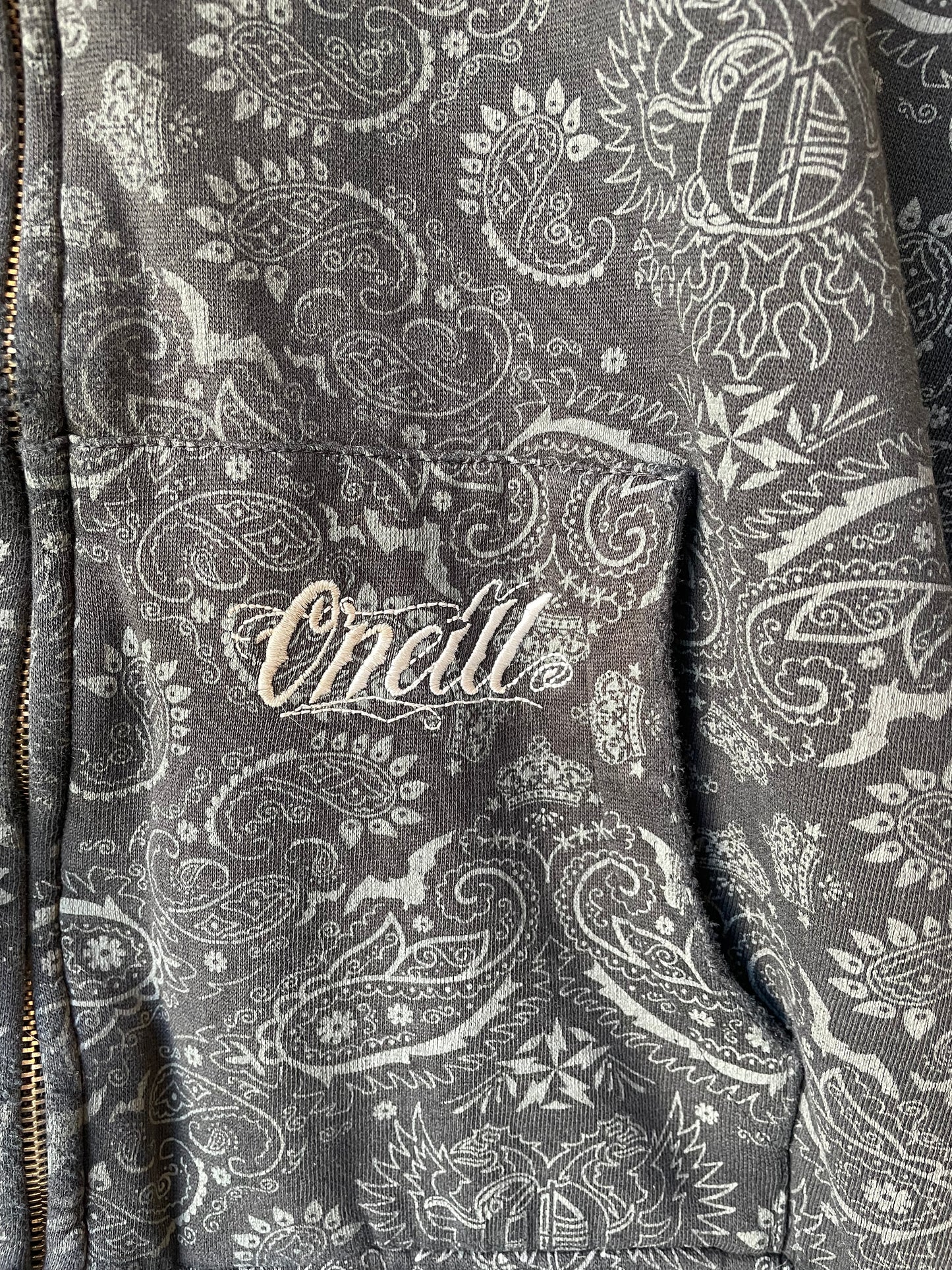 Y2K O'neill Fleece Lined Zip Up
