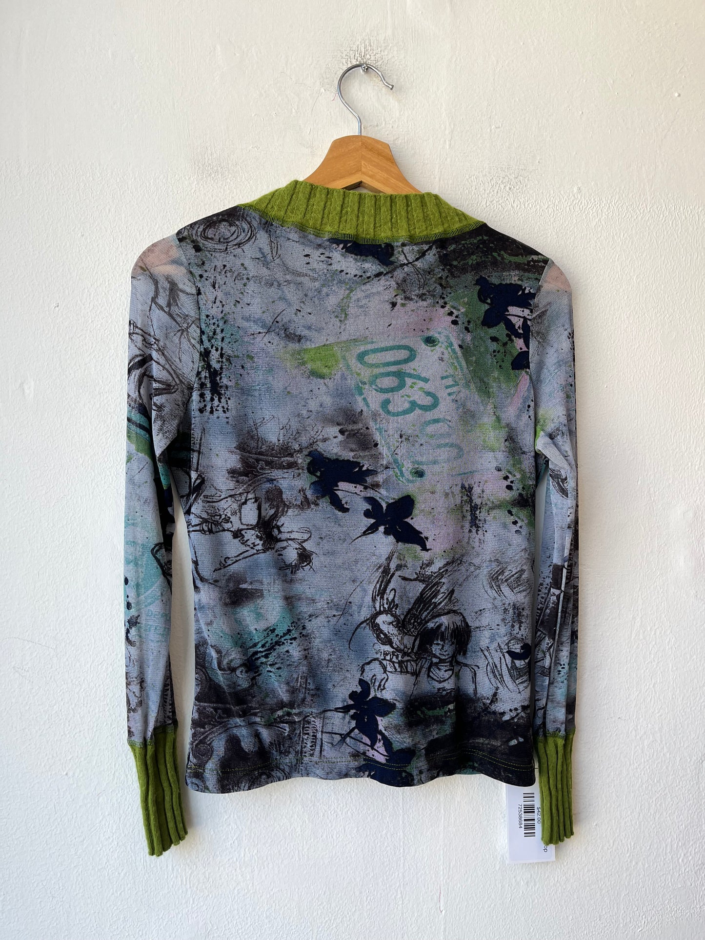 Y2K Mesh Long Sleeve Top