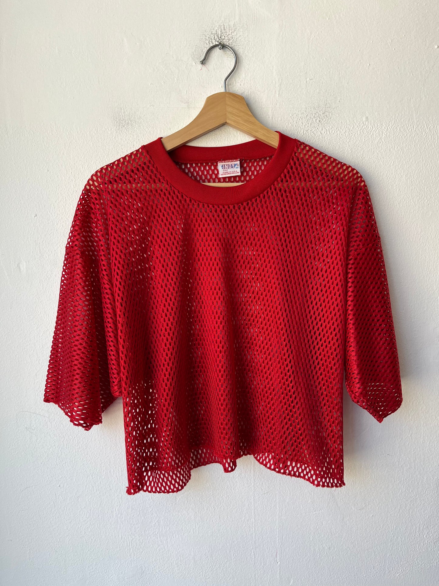 90's Red Cropped Jersey