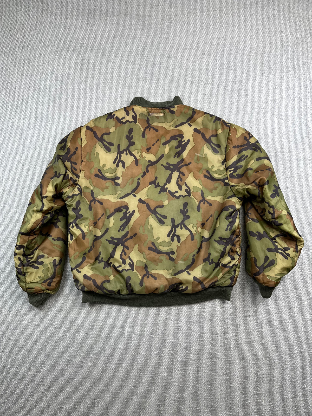 Y2K Reversible Camo Bomber Jacket