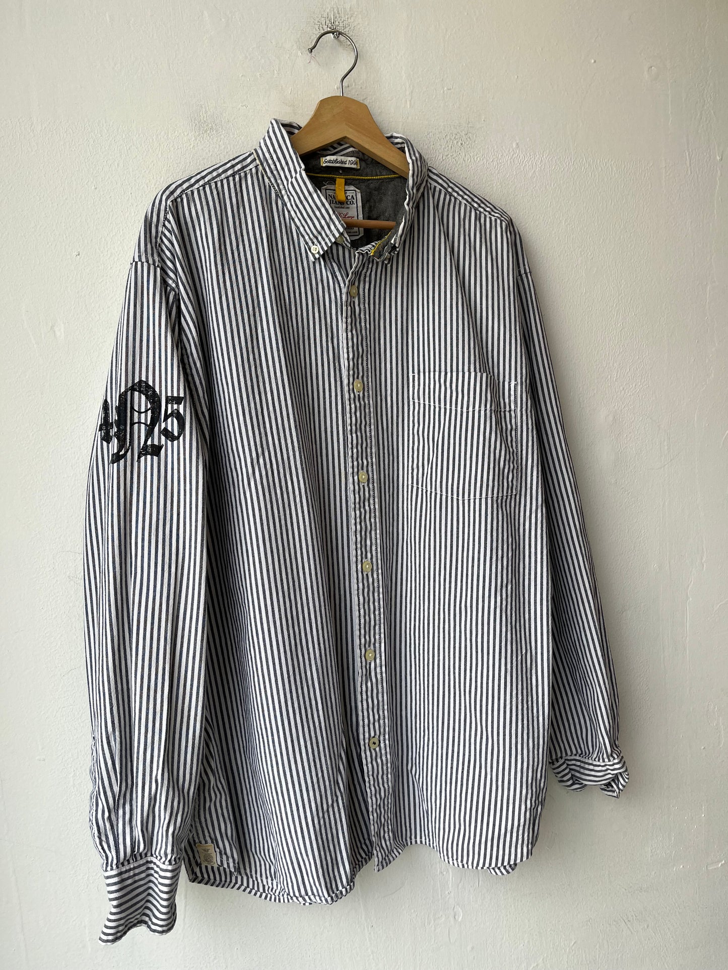Y2K Striped Button Up Shirt