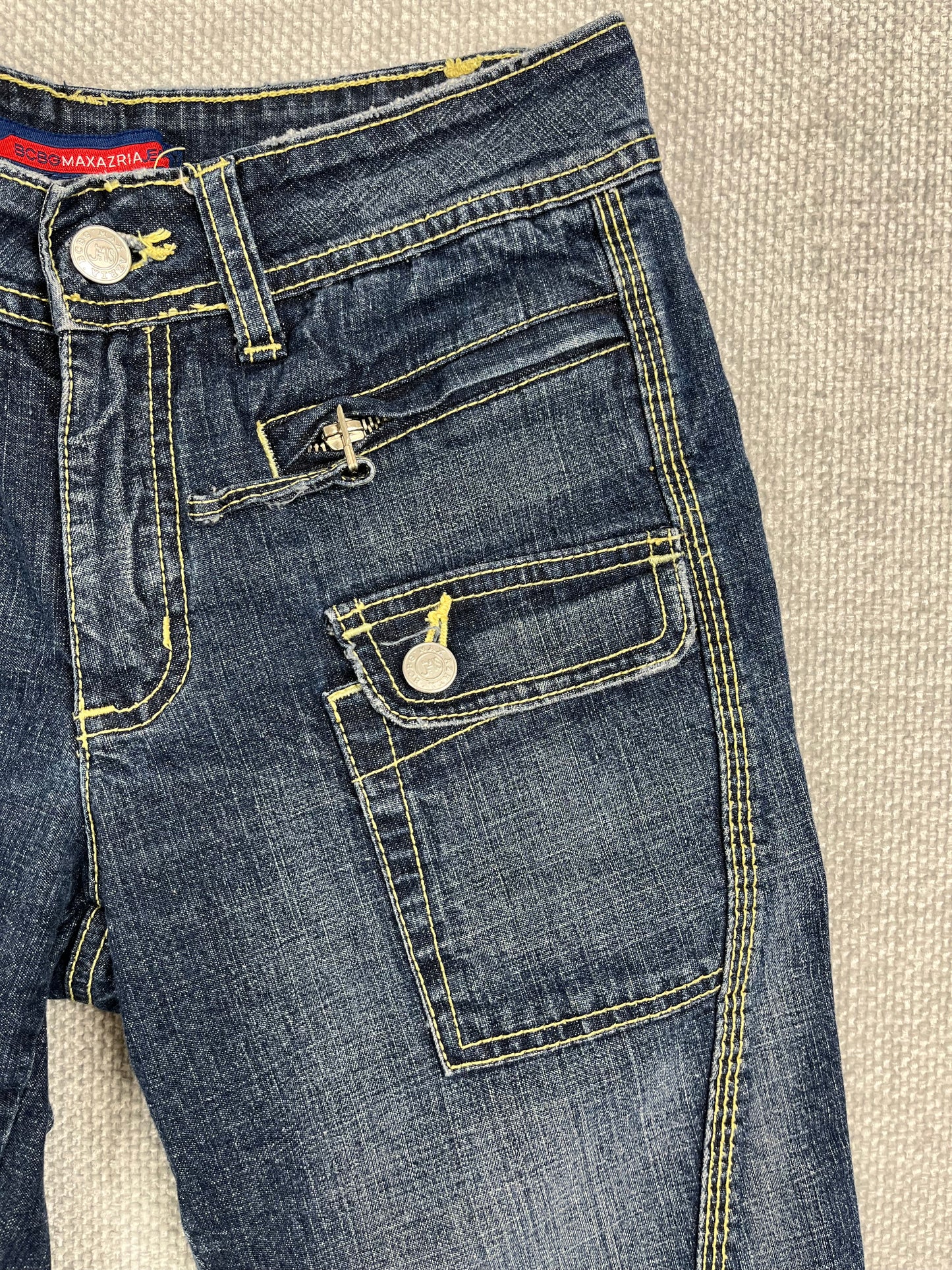 Y2K Denim Capri Pants 26"