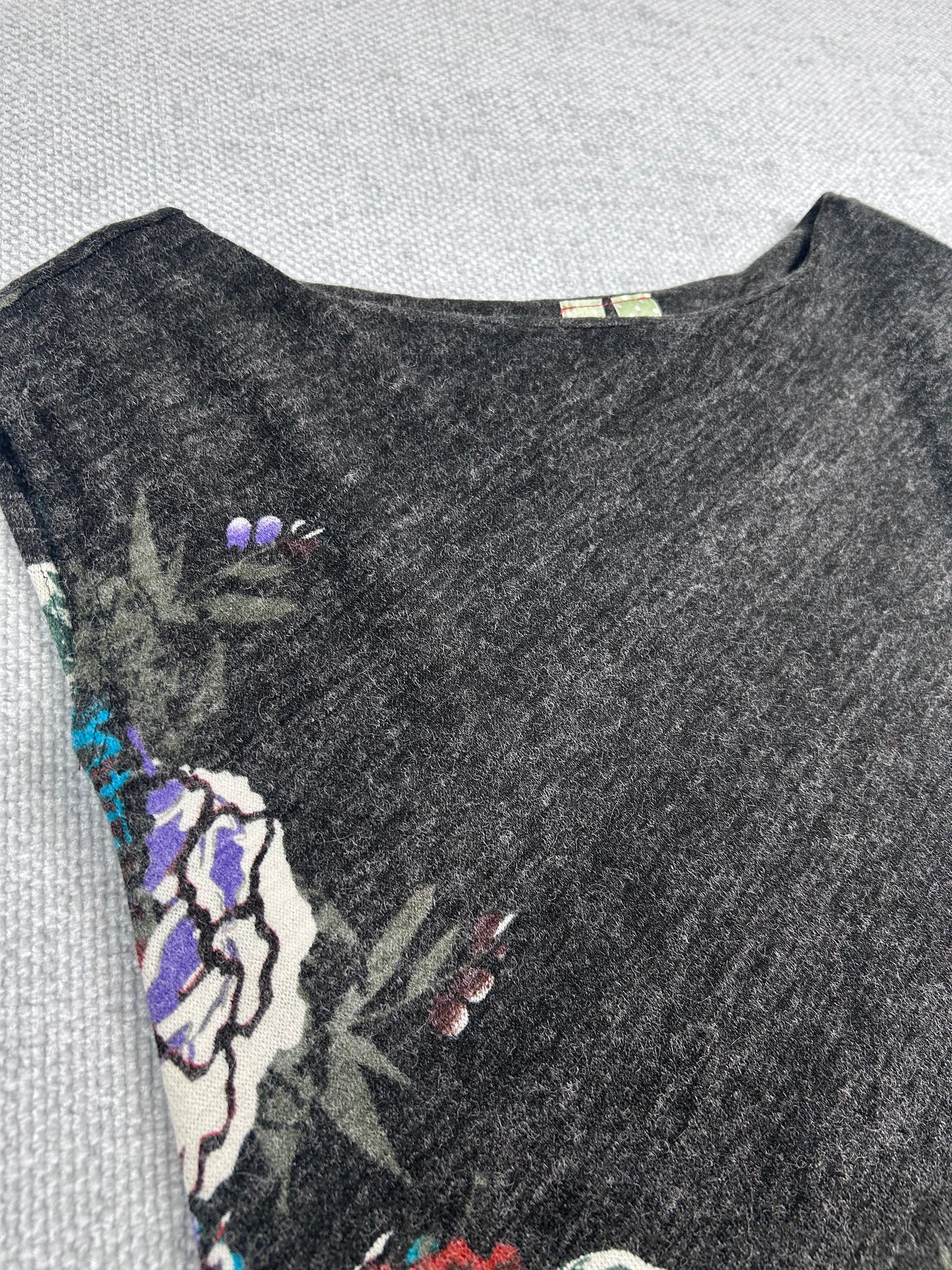 Y2K Floral Boat Neck Dress