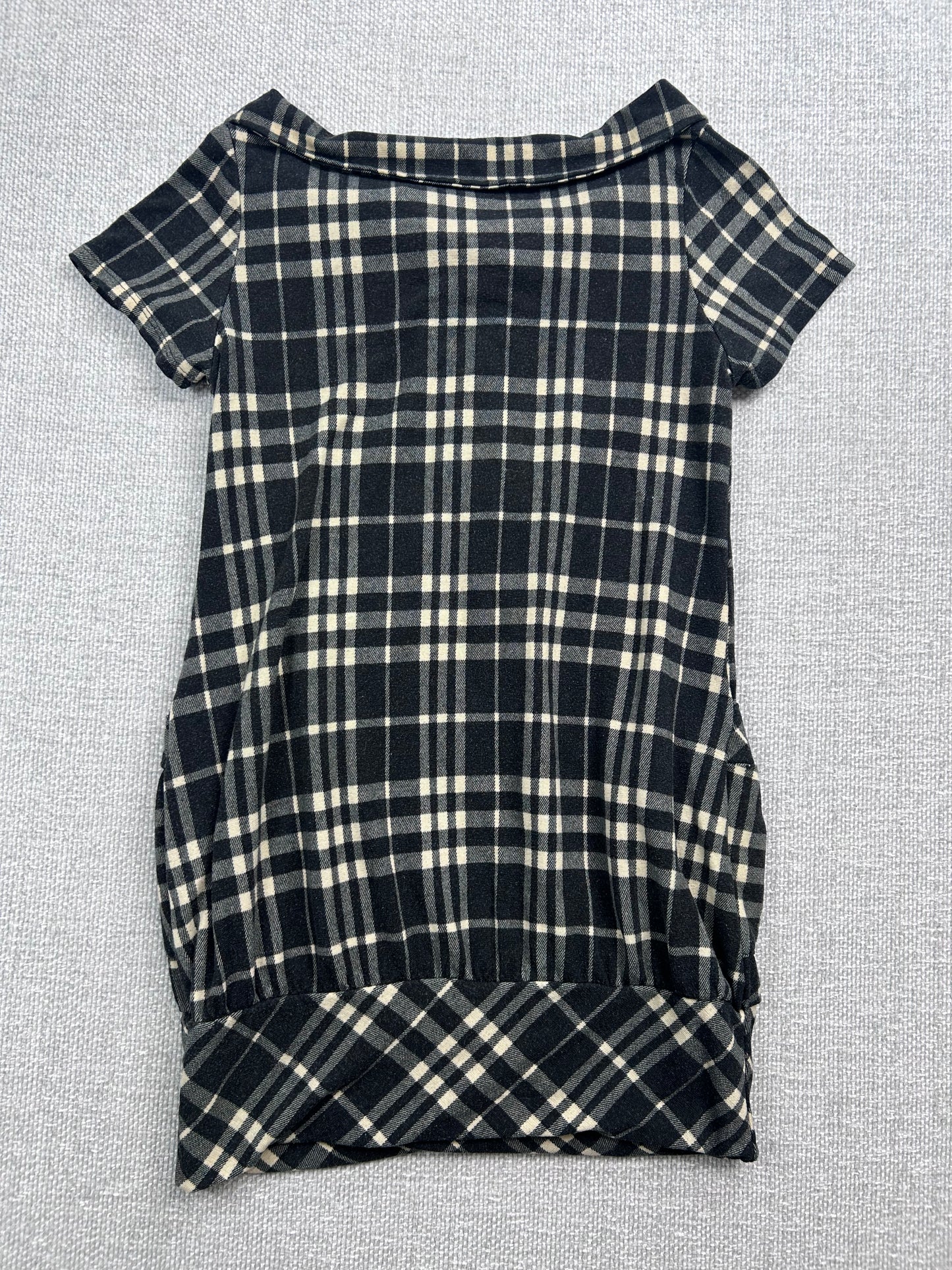 Y2K Plaid Bubble Hem Dress