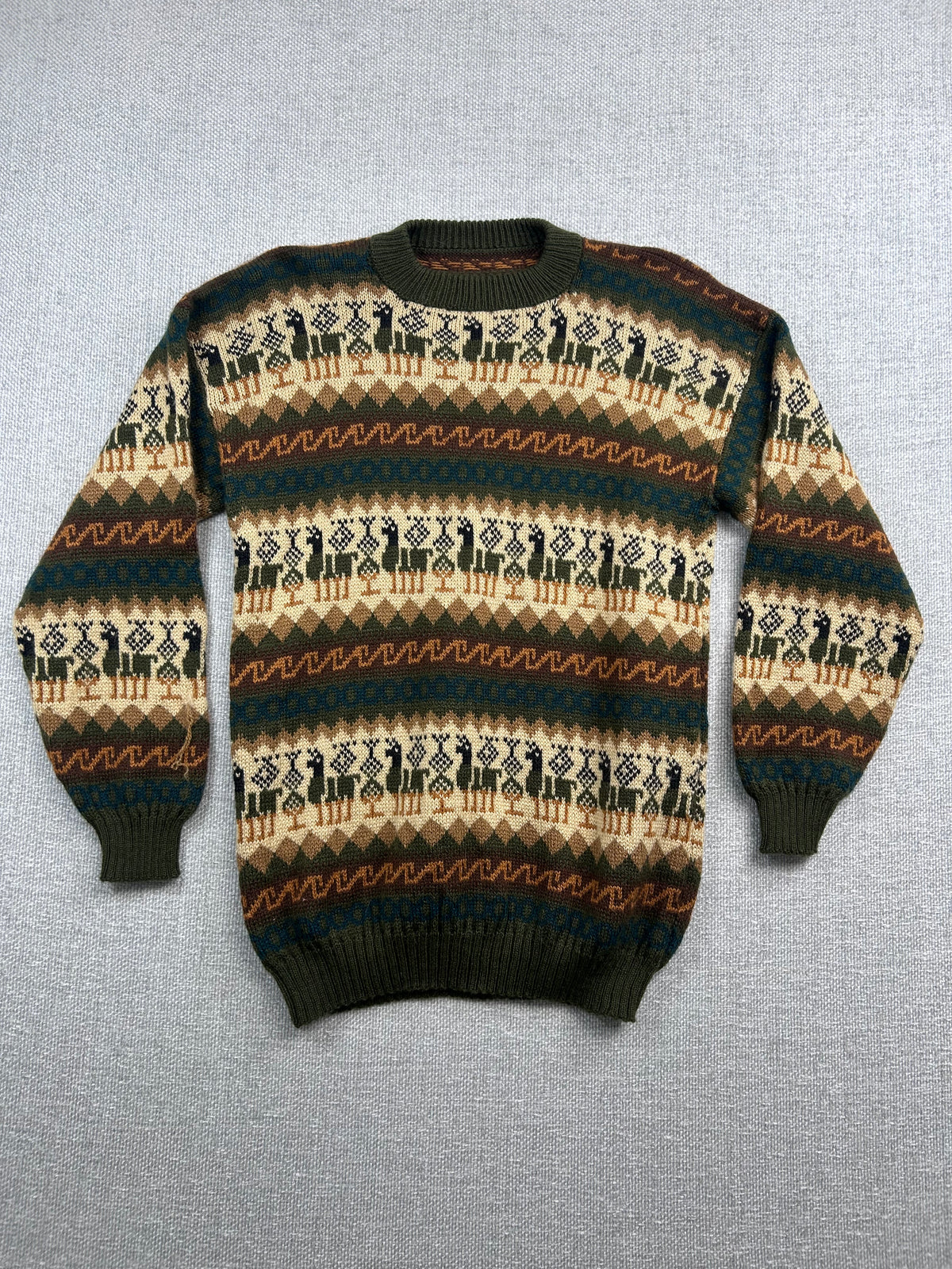 90's Alpaca Pattern Sweater
