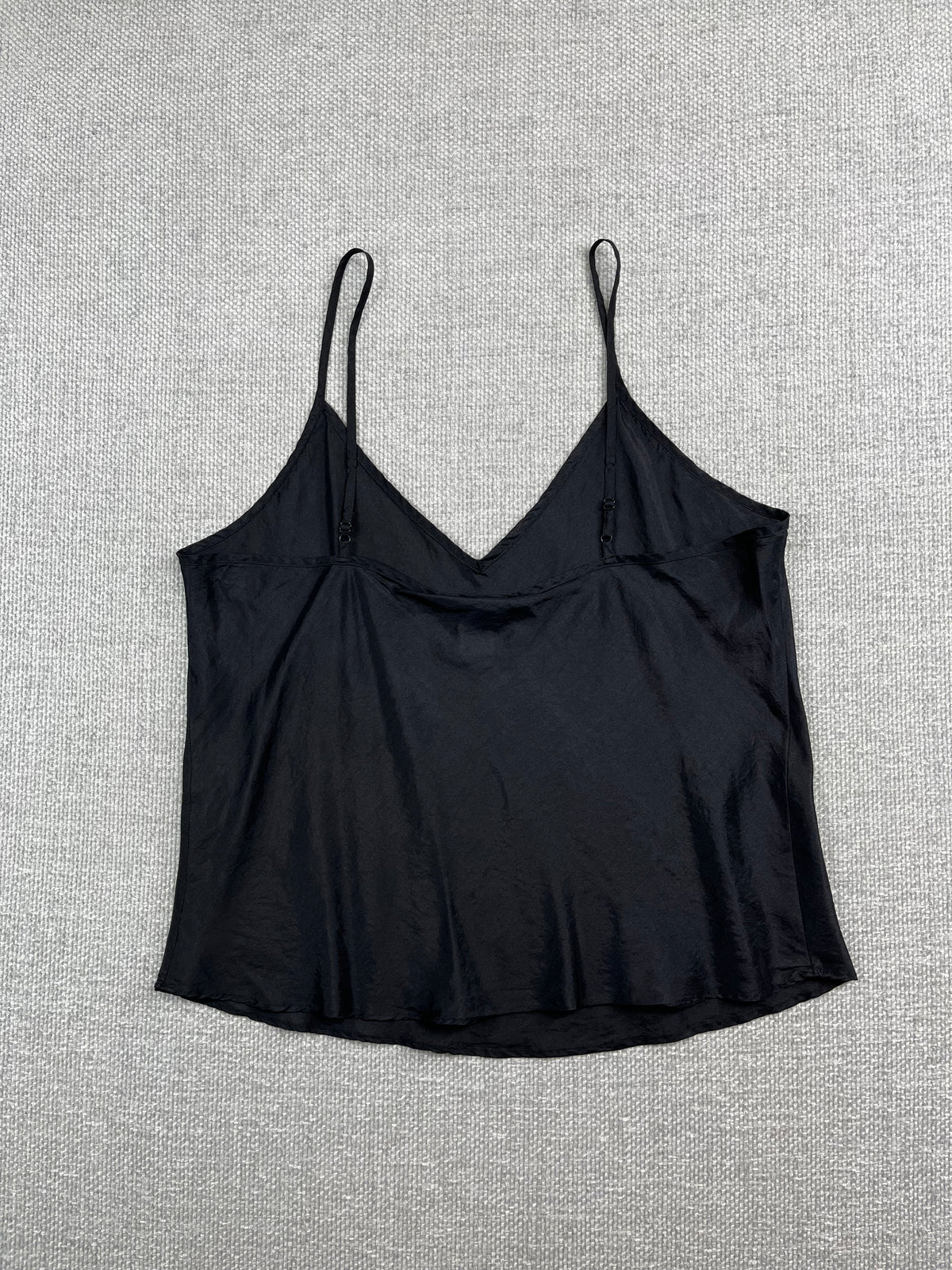 Y2K Black Silk Camisole