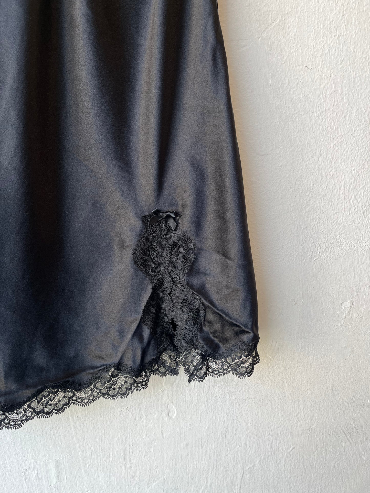 Y2K Black Lace Slip Dress