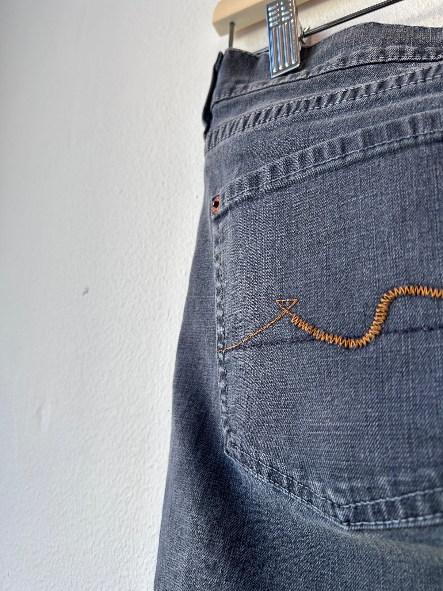 Y2K Grey Low Rise Jeans 30"