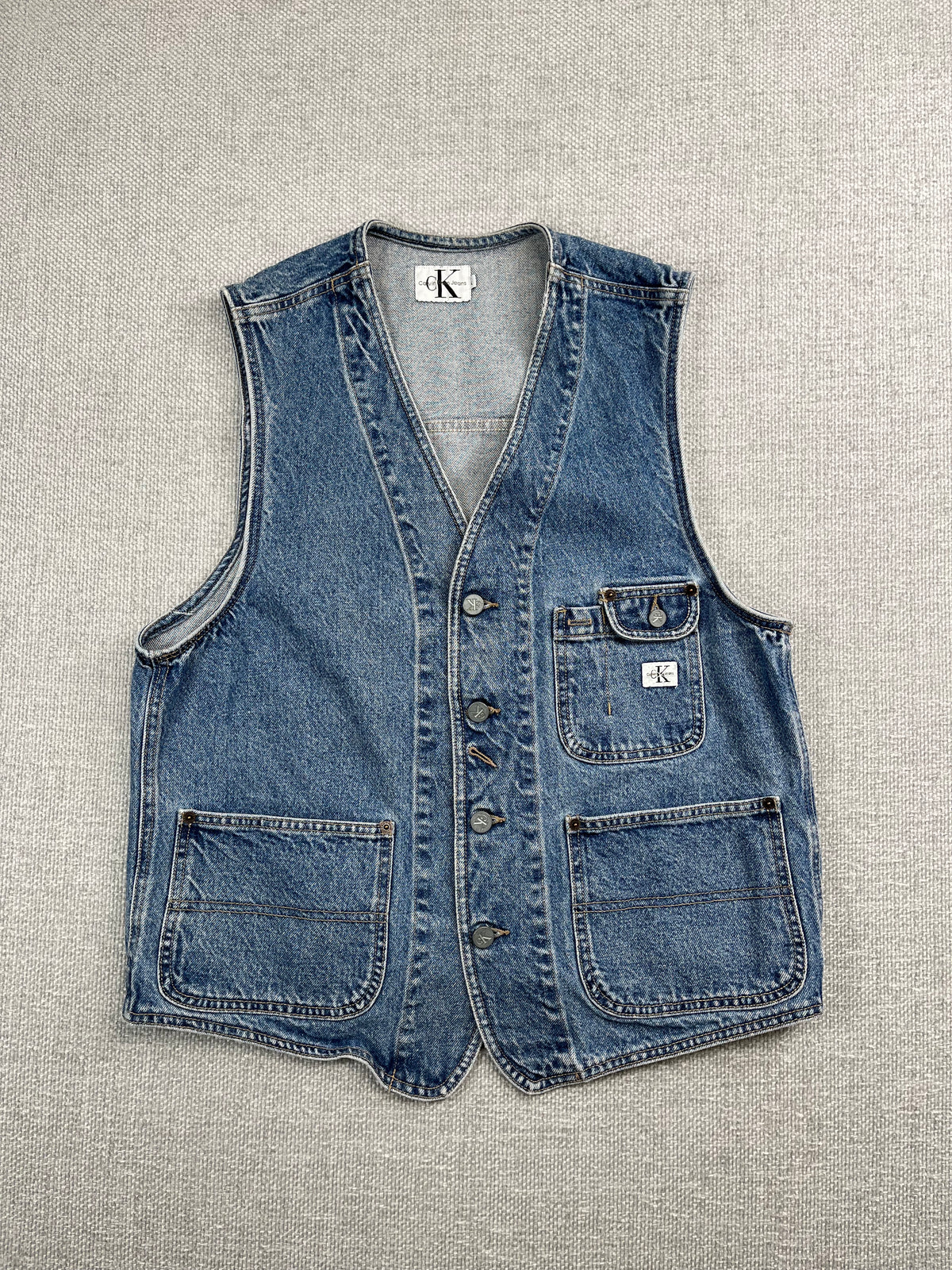 90's Calvin Klein Denim Vest