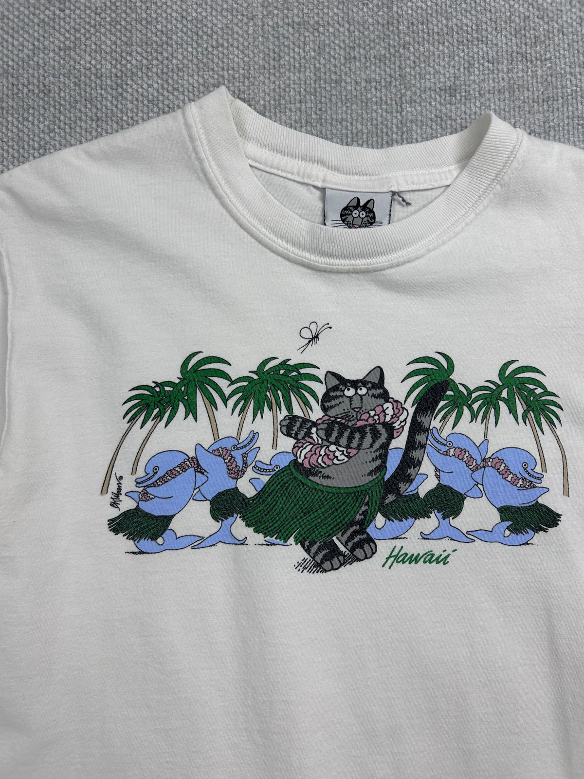 Y2K Hawaii Cat T-Shirt