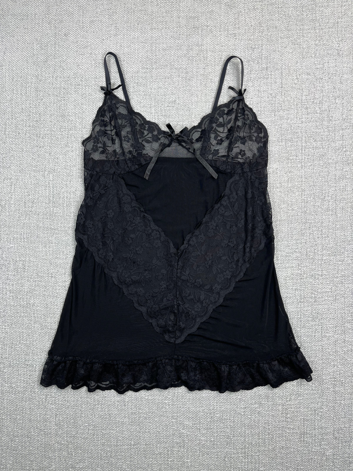 Y2K Lace Mesh Slip Dress